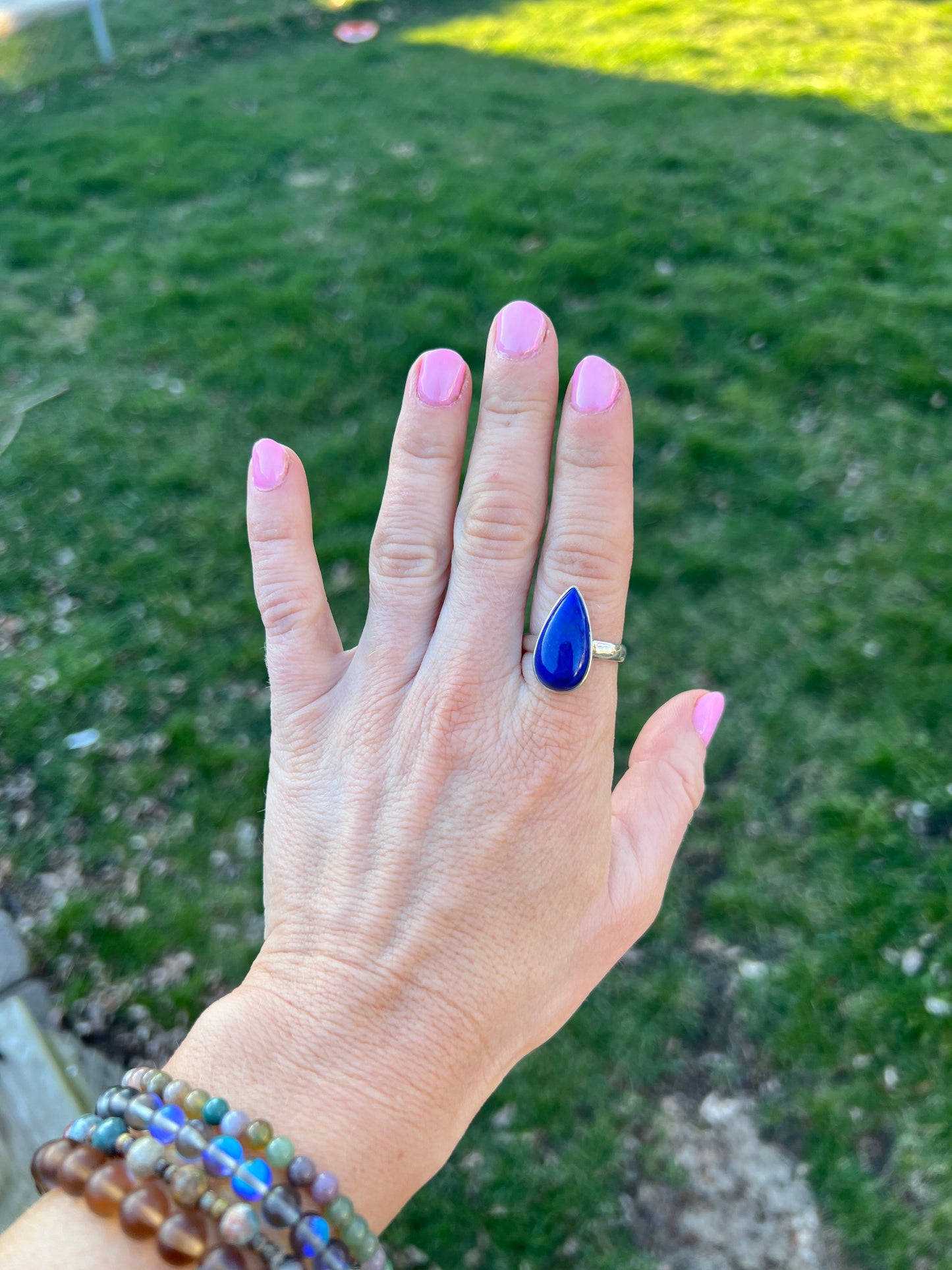 Royal Blue Lapis Lazuli Ring