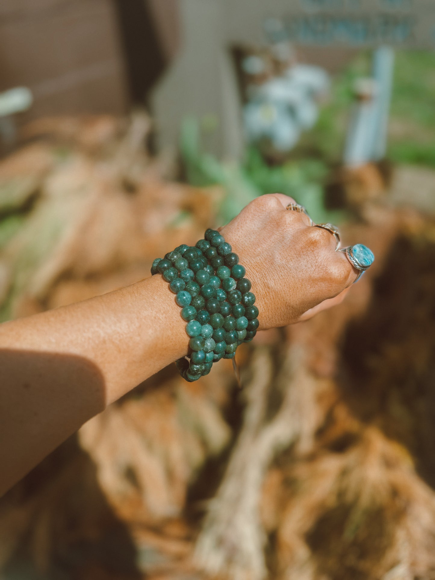 Moss Agate Bracelet
