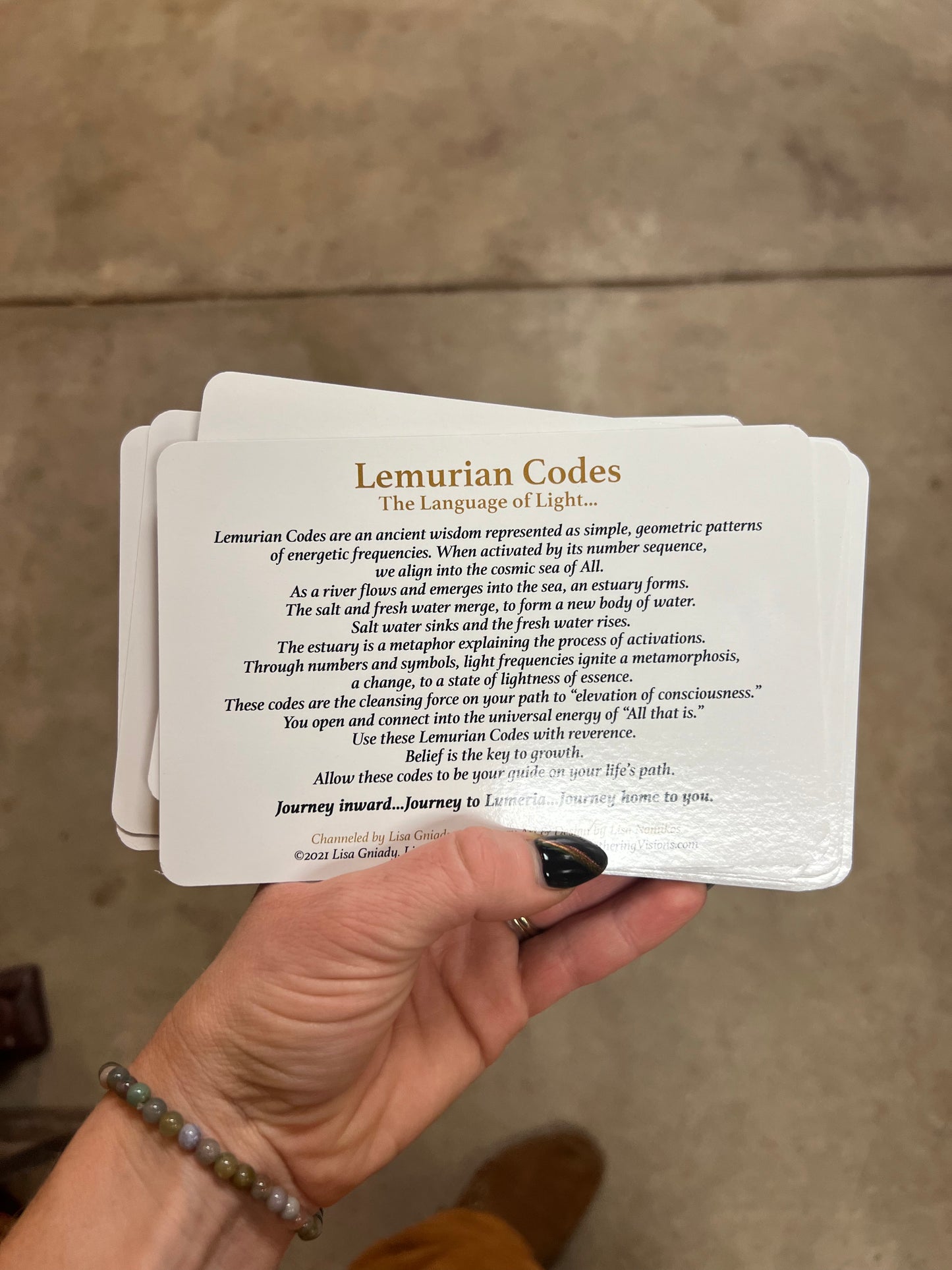 Journey to Lemuria Oracle Cards