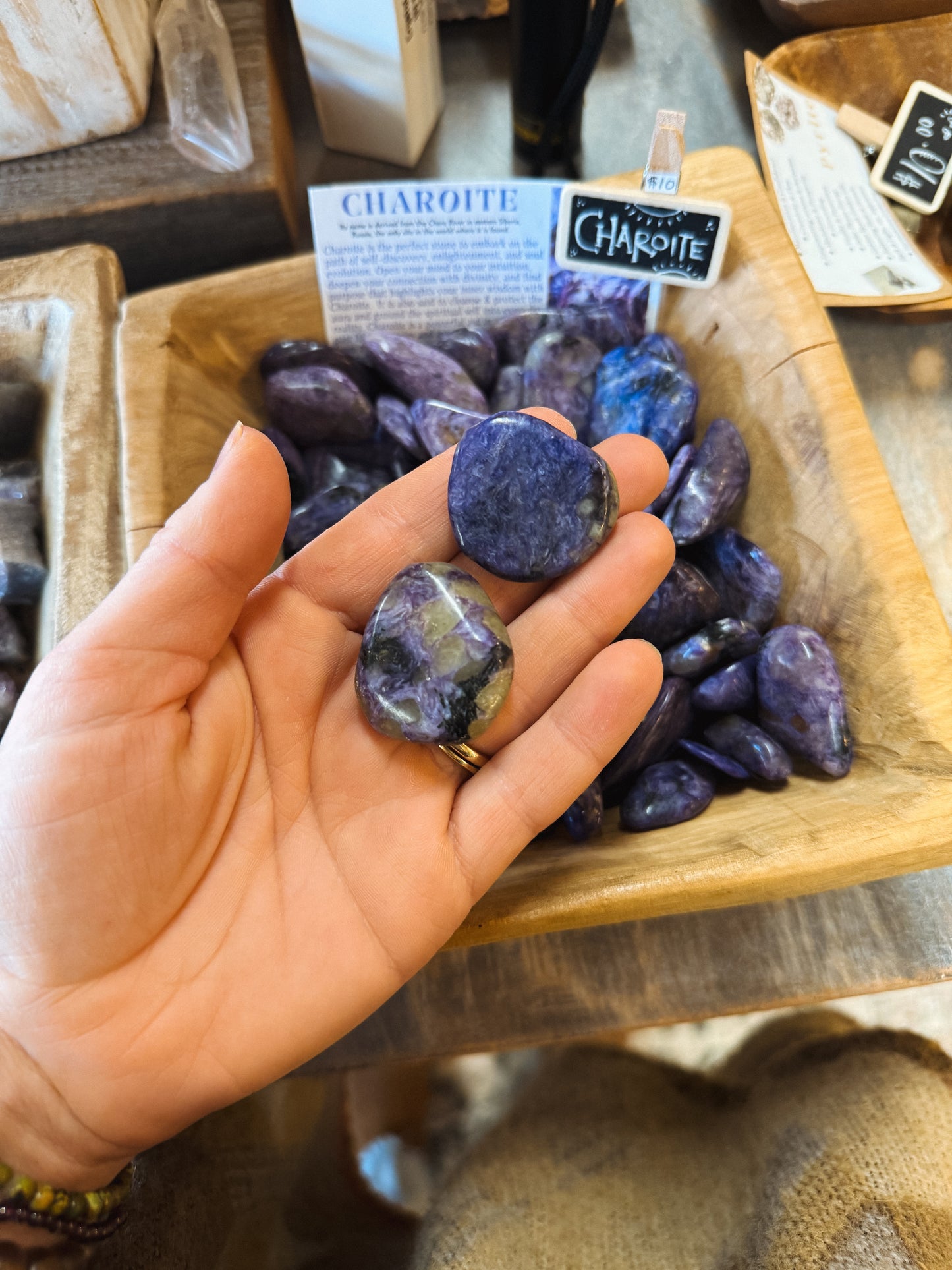 Charoite Tumbled Stone