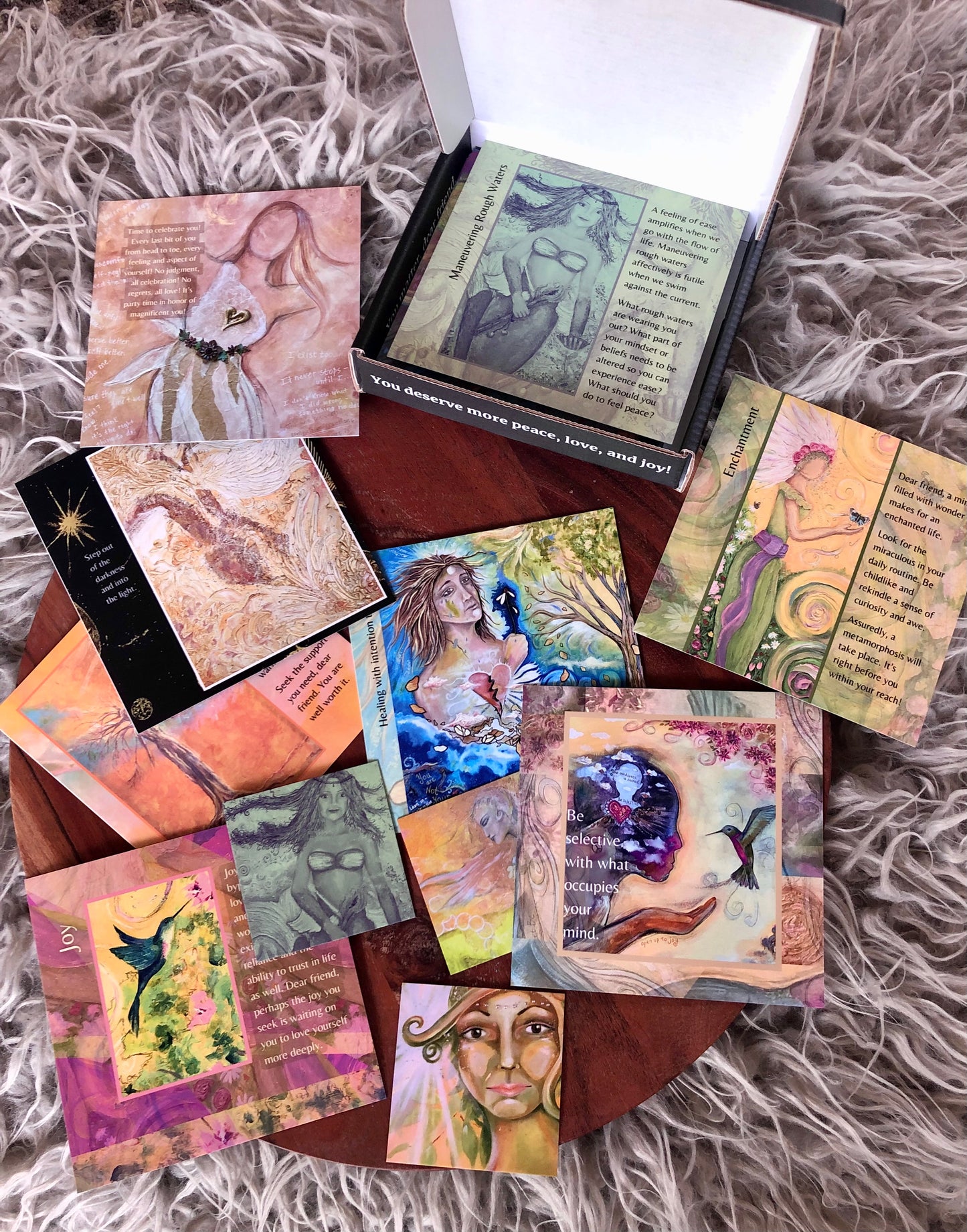 Amplify Peace, Love & Joy: Intuitive Inspiration Cards by June Blunk