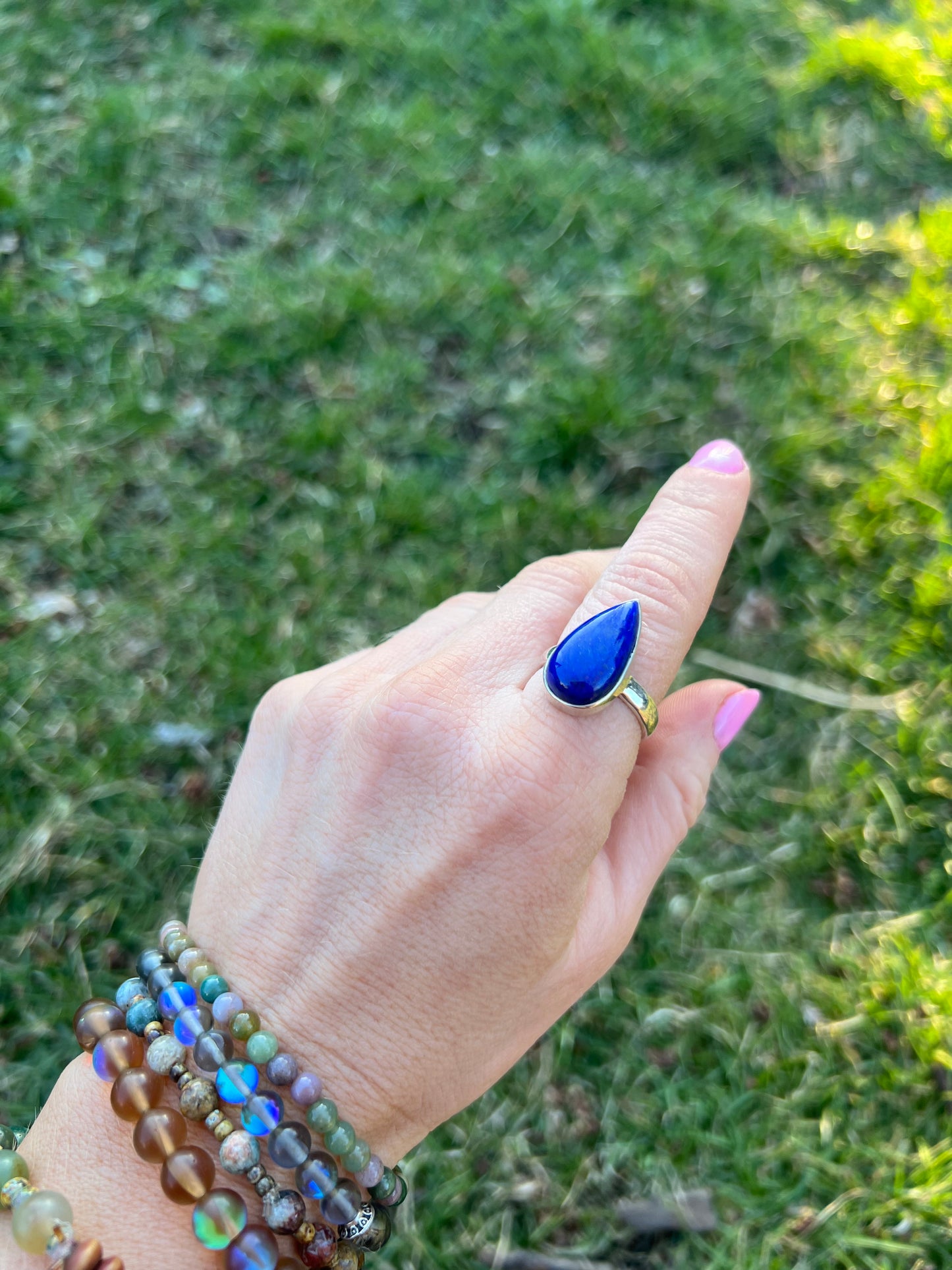 Royal Blue Lapis Lazuli Ring
