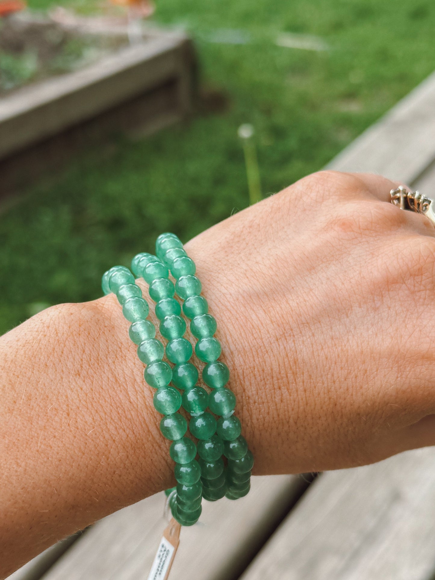Green Aventurine Stretch Bracelet – 6mm Beads