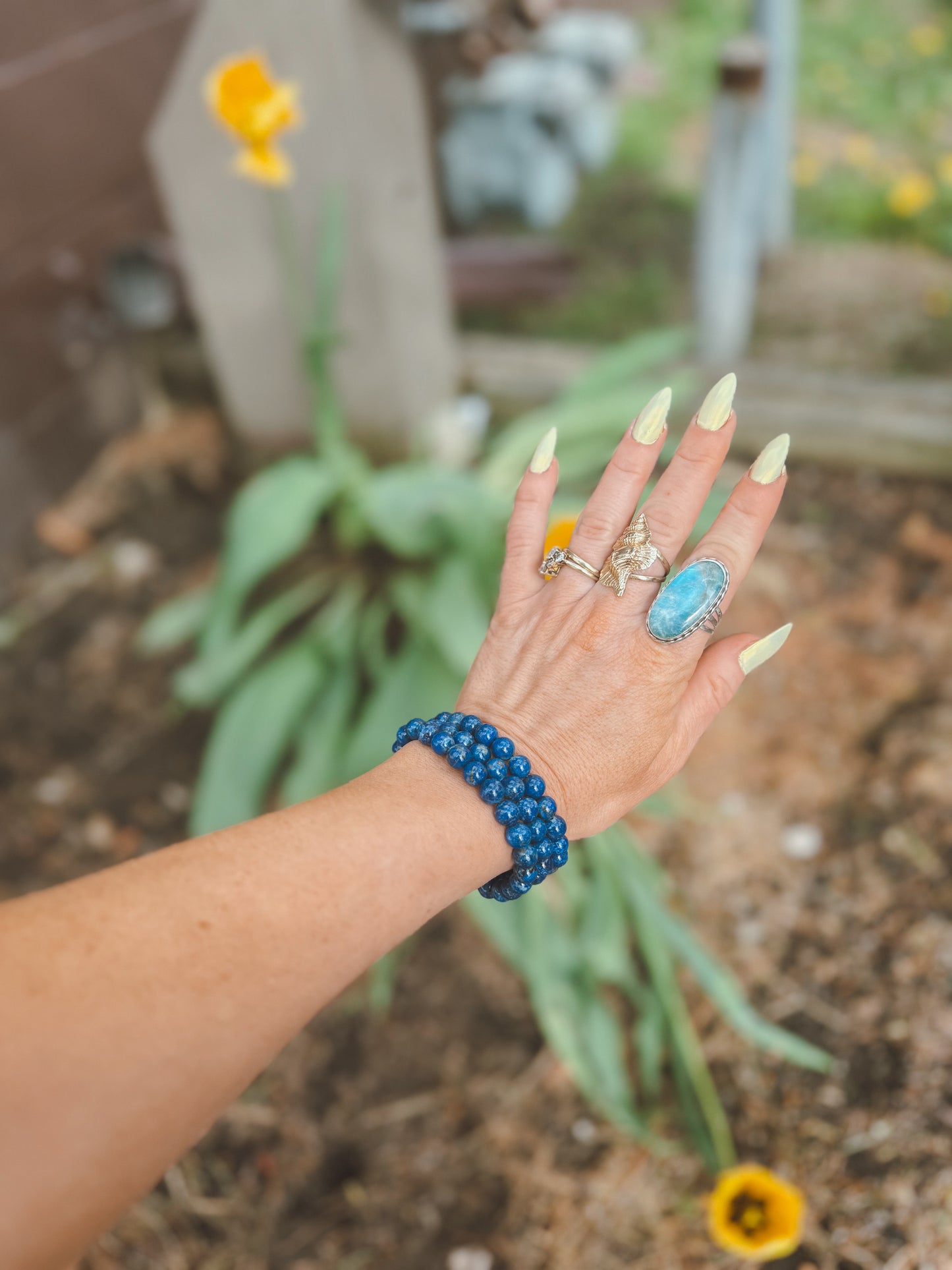 Lapis Lazuli 8mm Bracelet