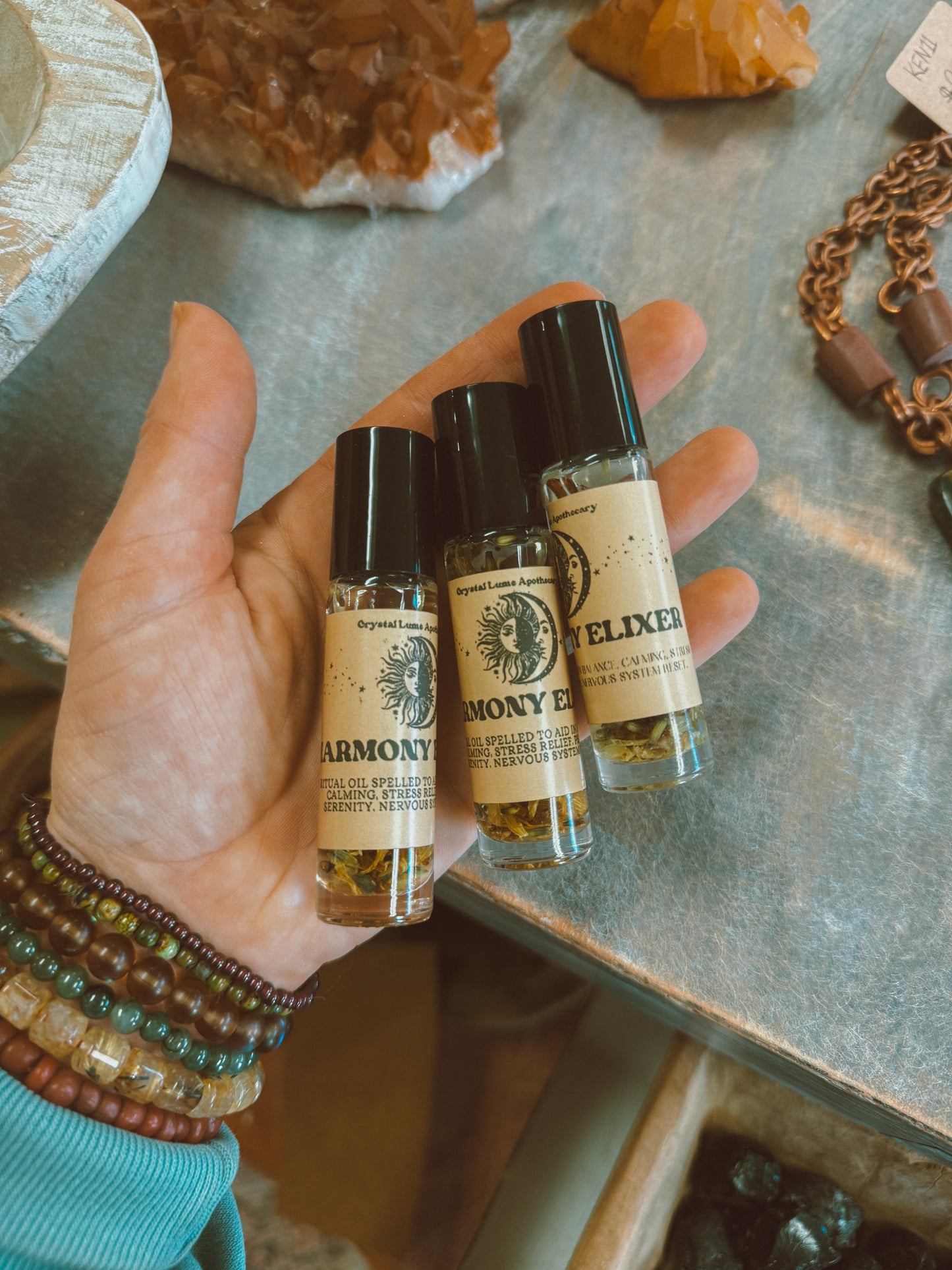 Harmony Elixir Alchemy Oil – Natural Essential Oil Roller (10ml)