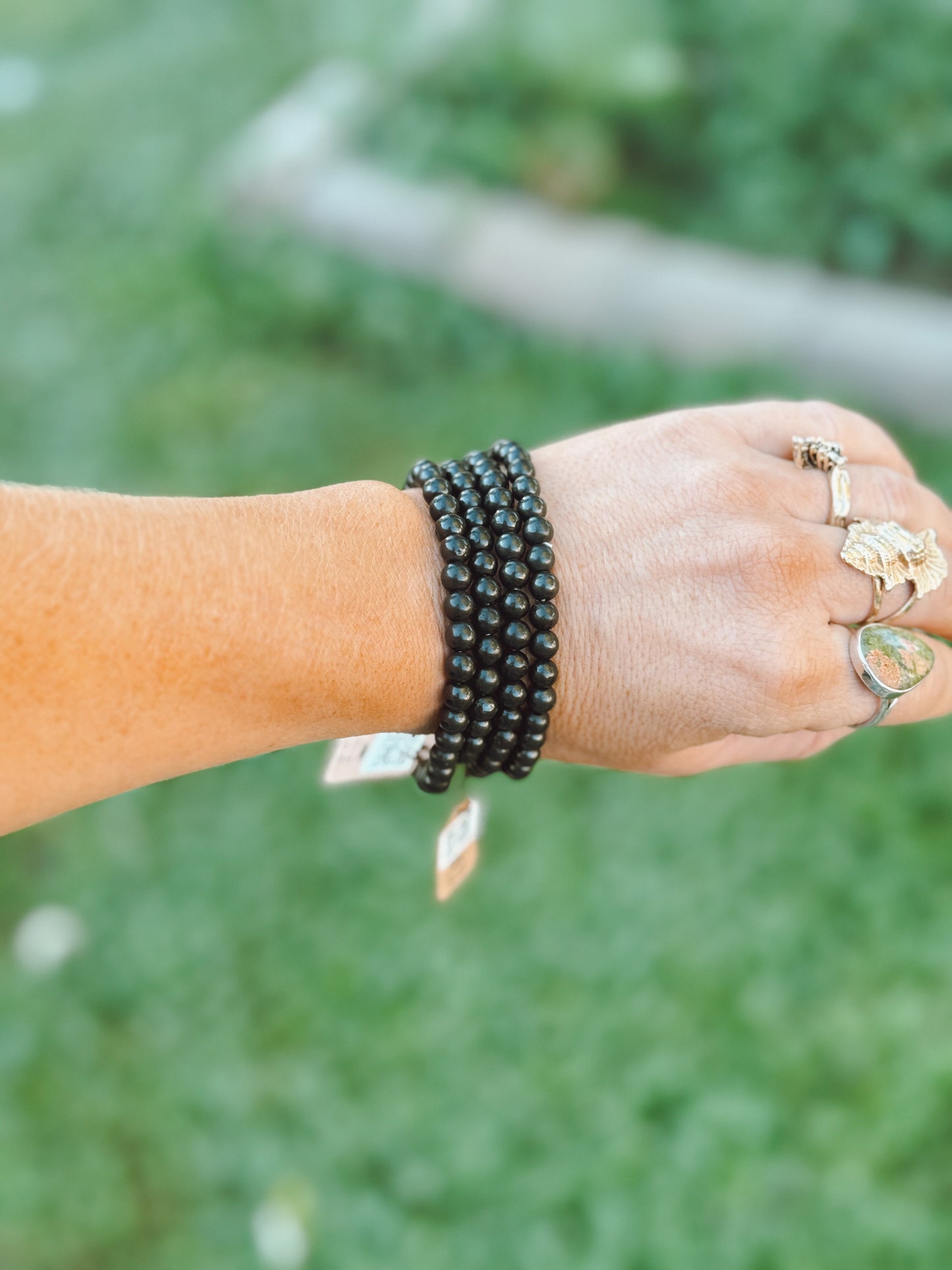 Shungite Stretch Bracelet – 6mm Beads