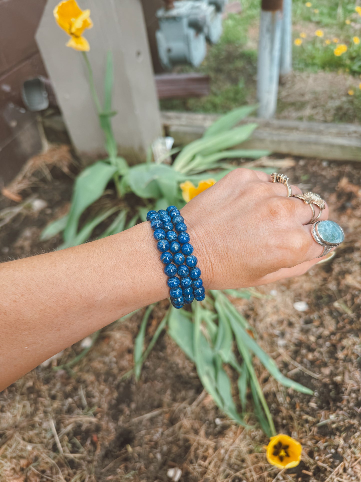 Lapis Lazuli 8mm Bracelet