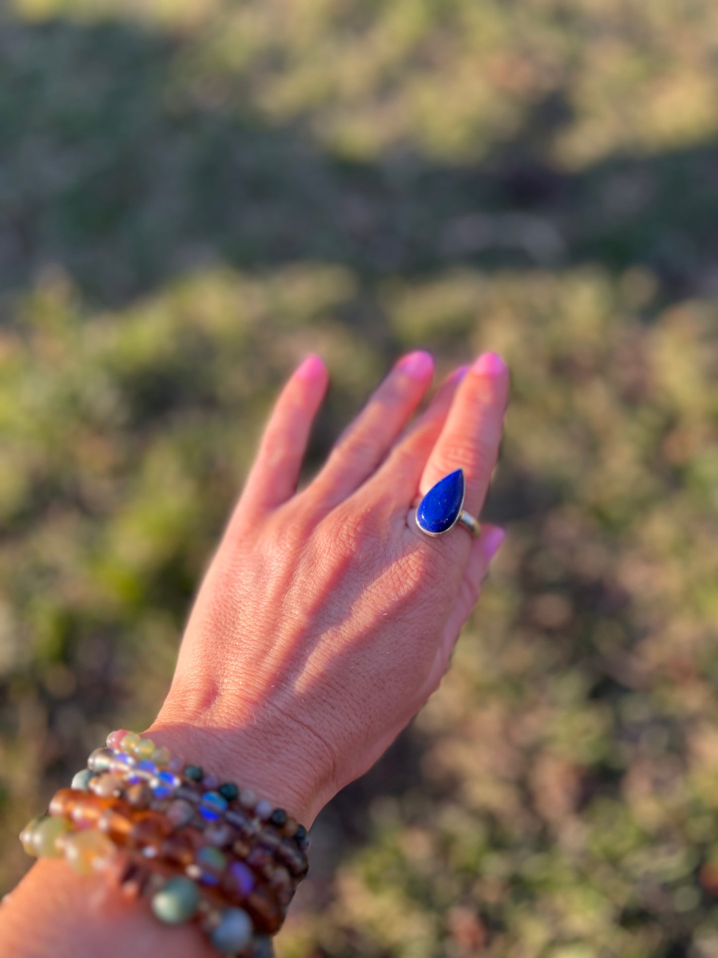 Royal Blue Lapis Lazuli Ring