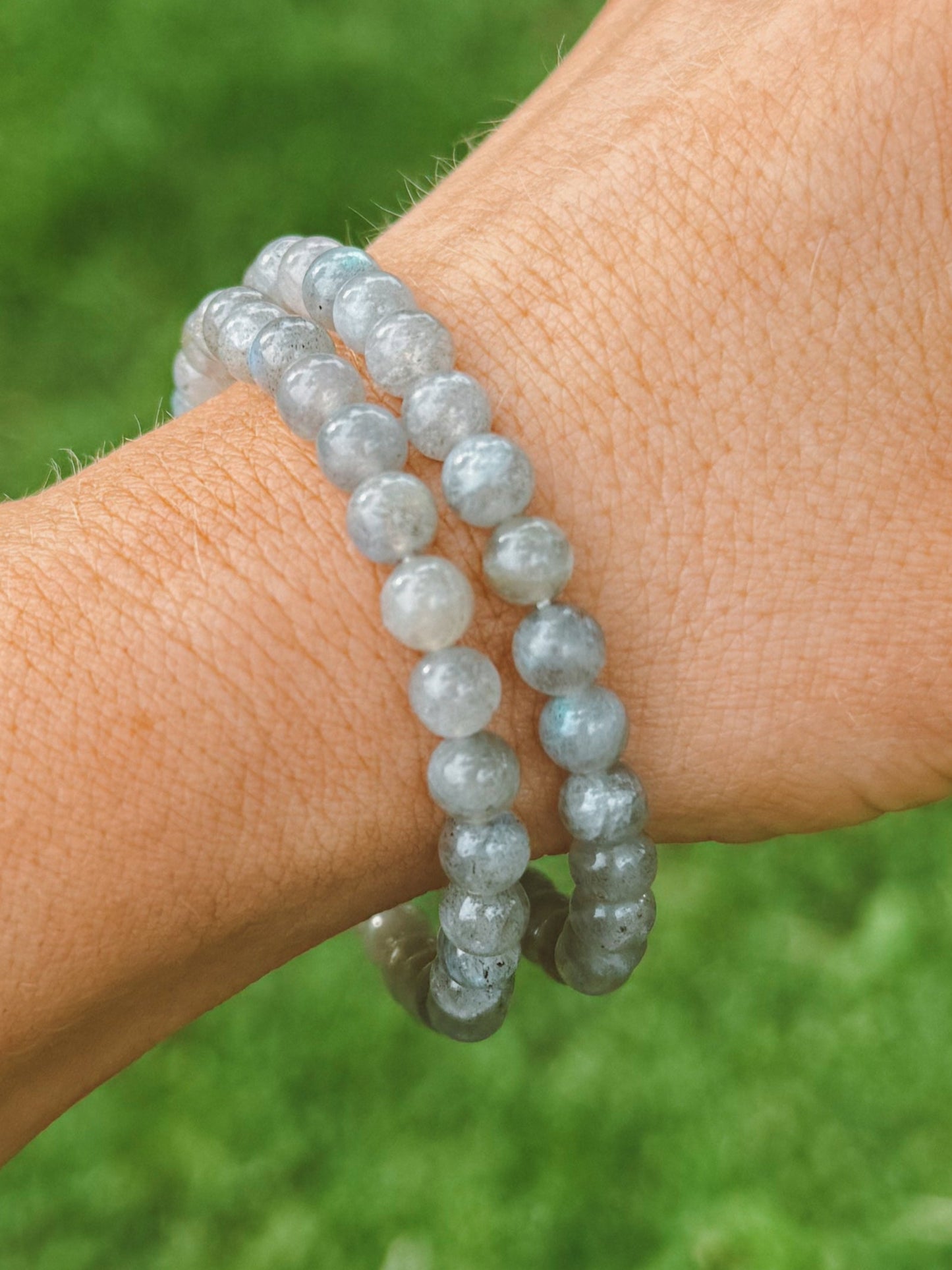 Labradorite Stretch Bracelet – 6mm Beads