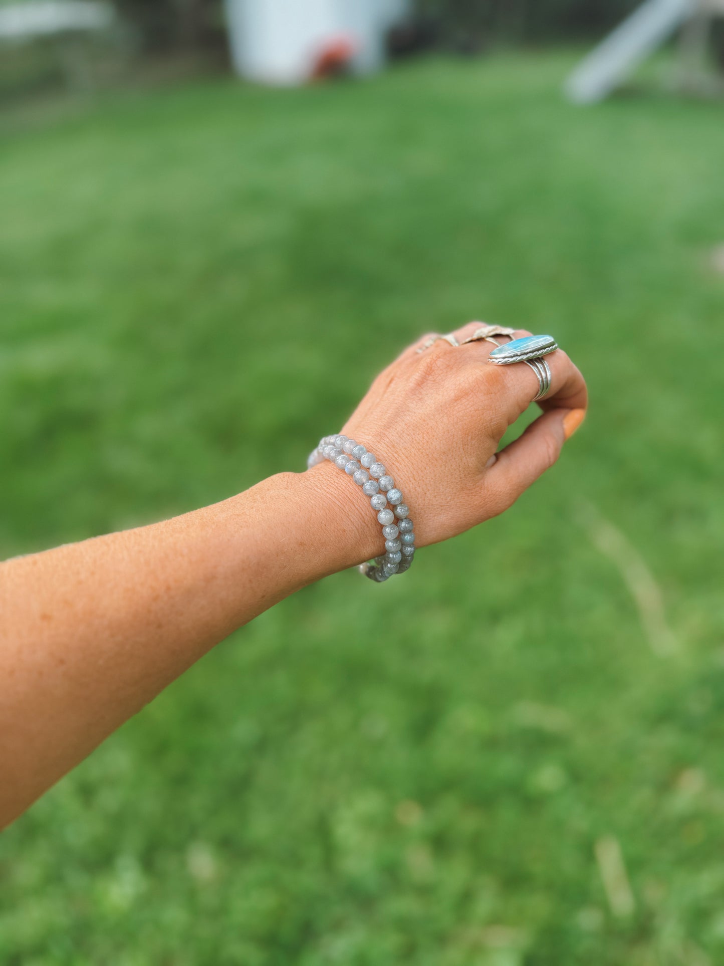 Labradorite Stacking bracelet