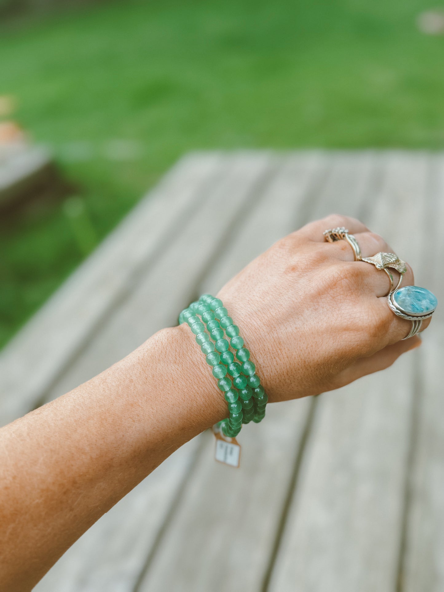 Green Aventurine Stretch Bracelet – 6mm Beads