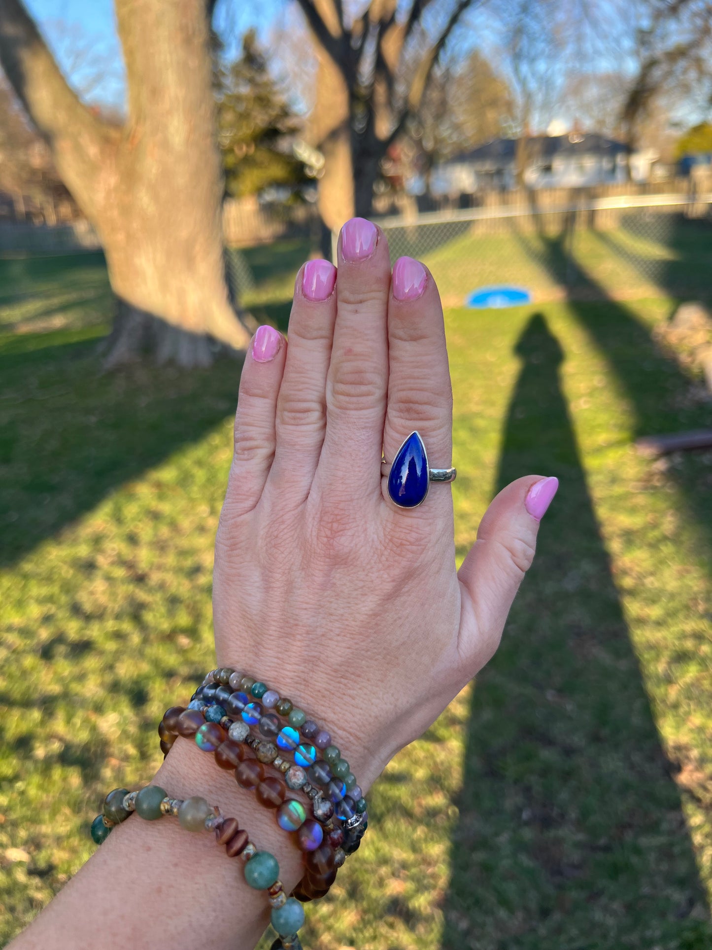 Royal Blue Lapis Lazuli Ring