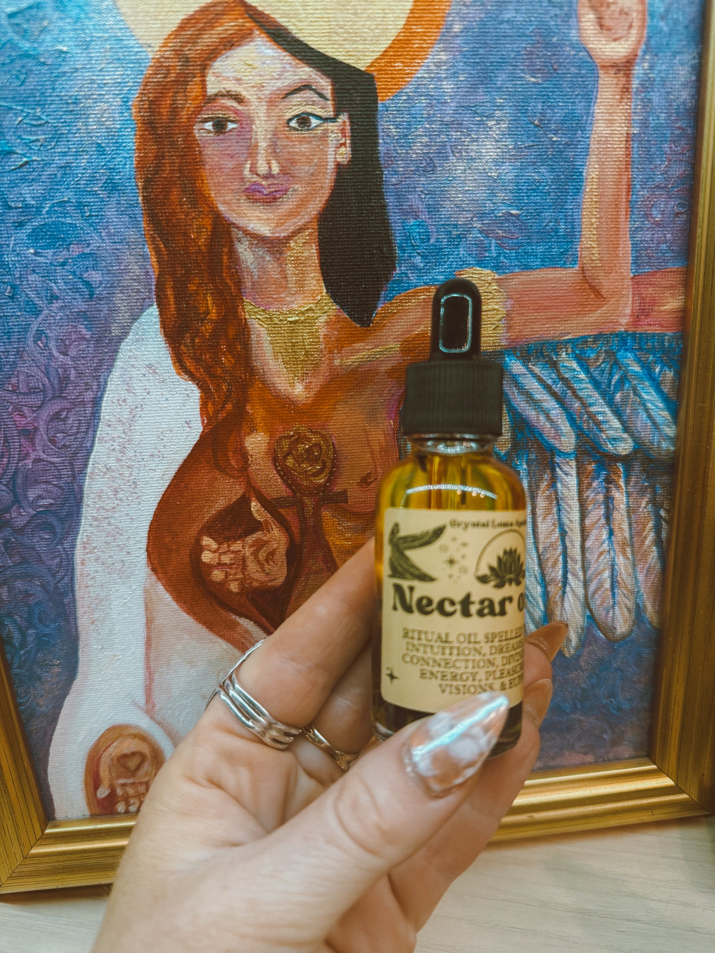Nectar of Isis – Blue Lotus Alchemy Oil Ritual Dropper (1oz)