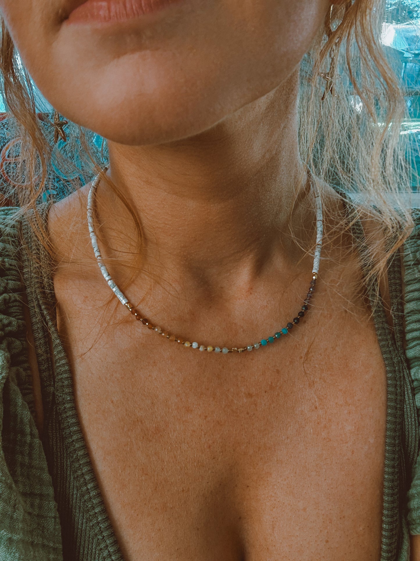 Chakra Alignment Necklace – Multi-Stone Harmony Design