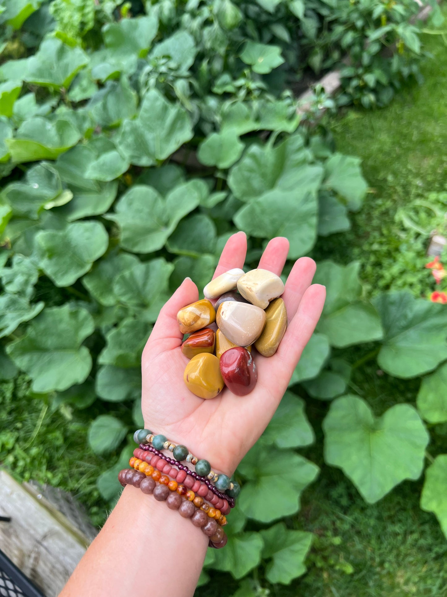 Mookaite Jasper tumbled stone