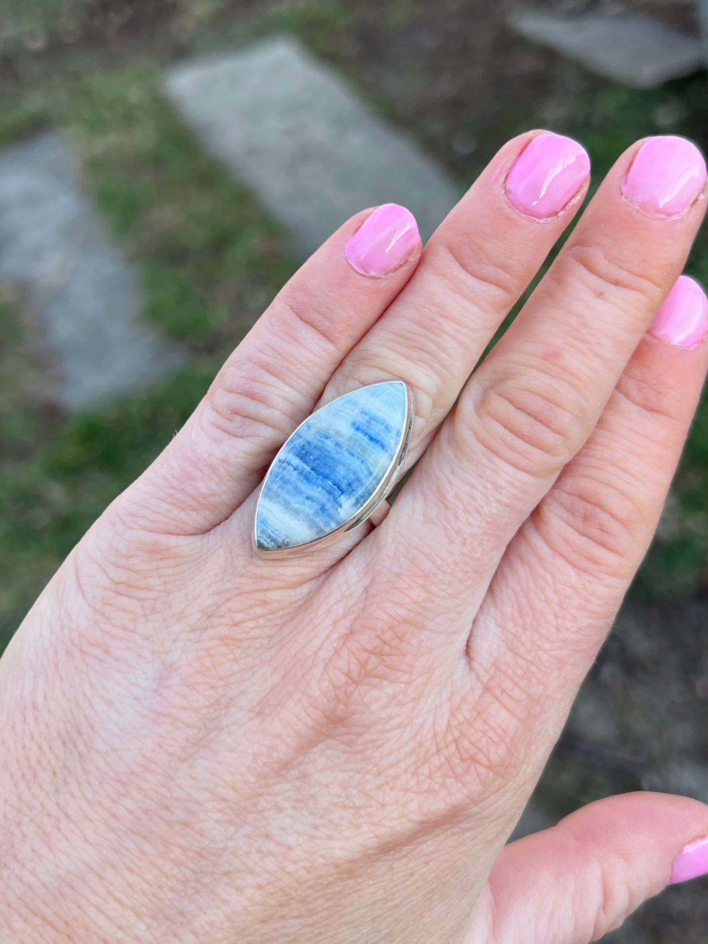 Scheelite Sterling Silver Ring – Size 6
