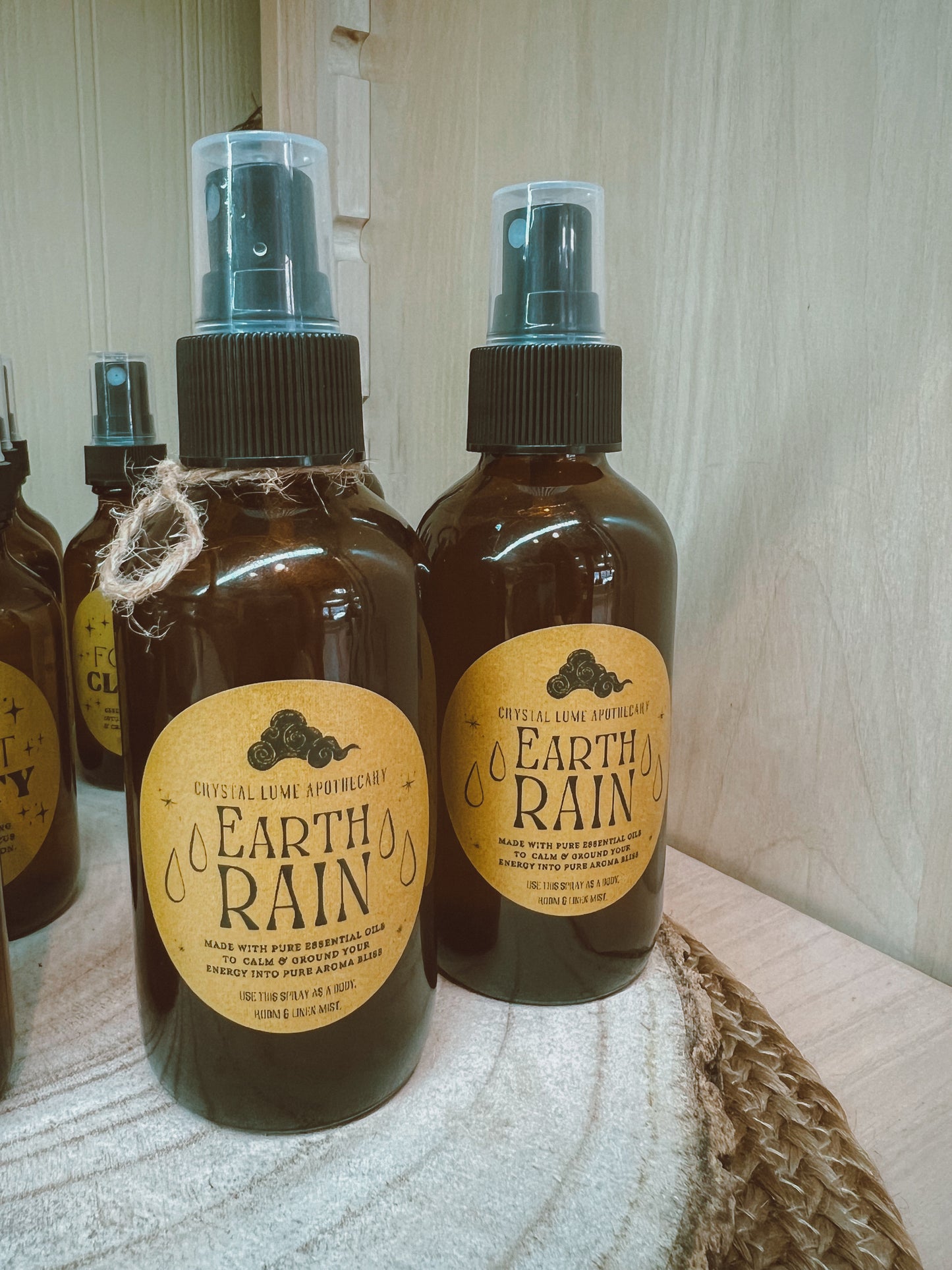 Earth Rain Alchemy Mist – Grounding Aromatherapy Mist (4 oz)