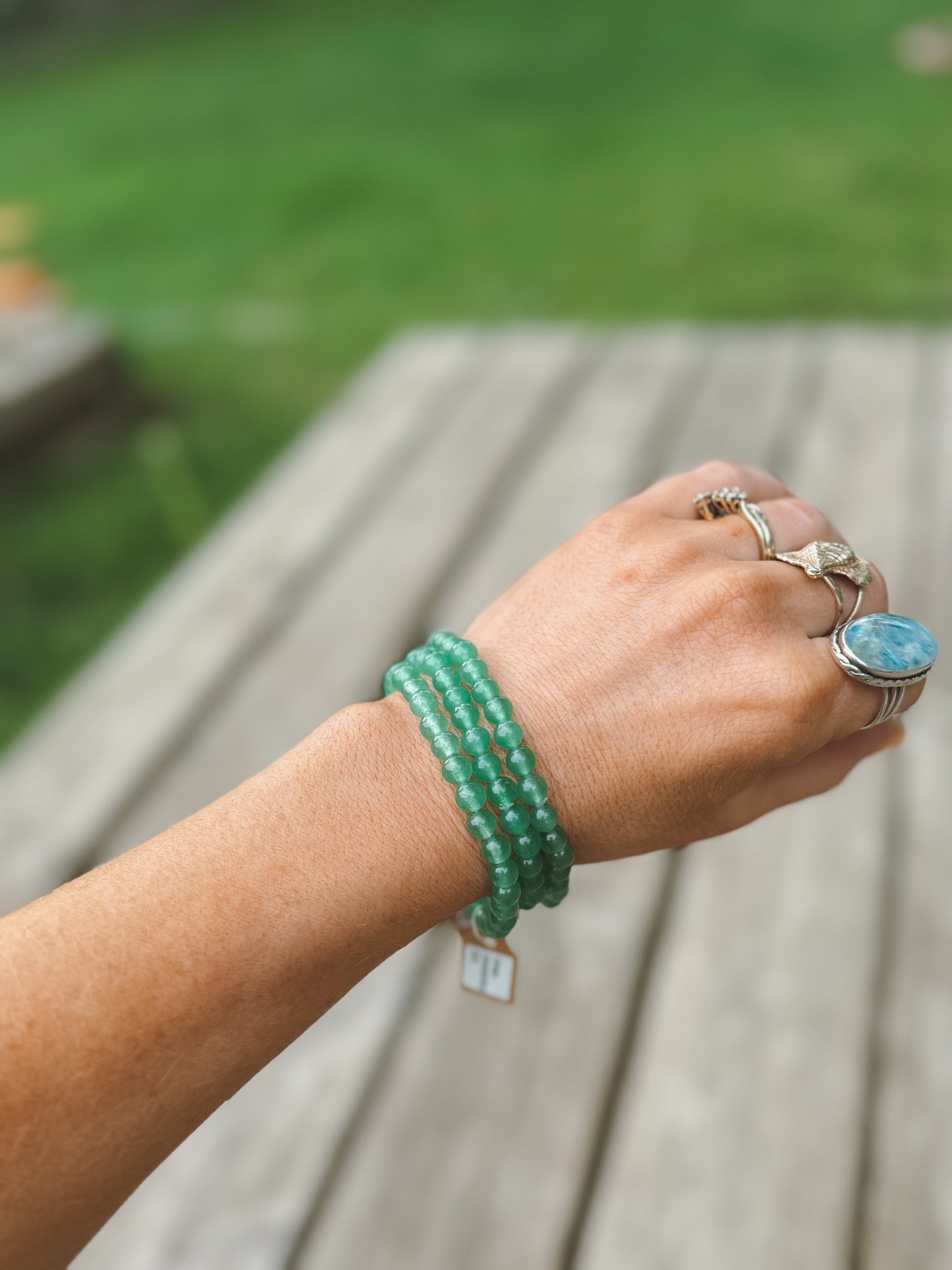 Green Aventurine Stretch Bracelet – 6mm Beads