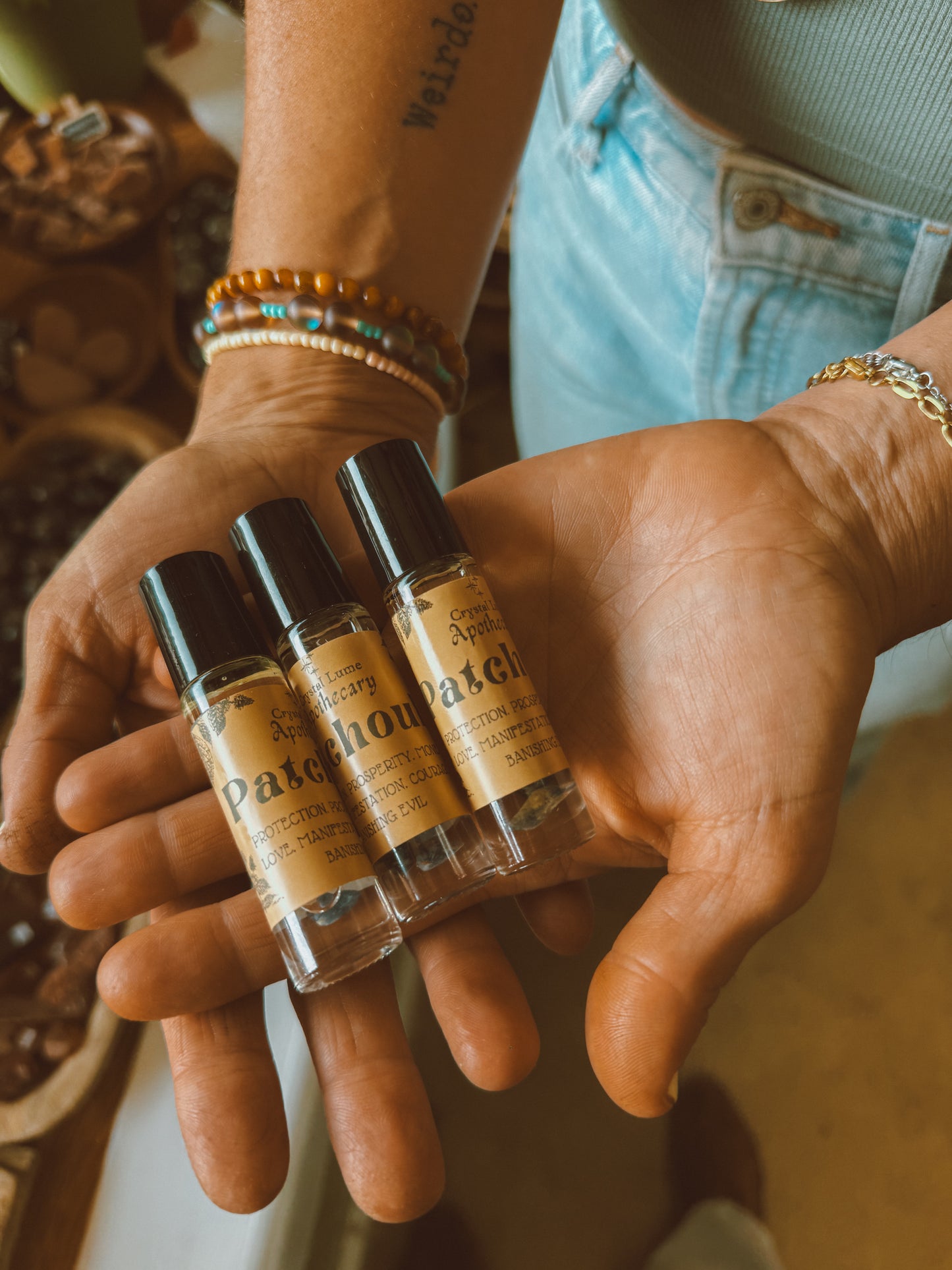 Patchouli Ritual Oil – Natural Essential Oil Roller (10 ml)