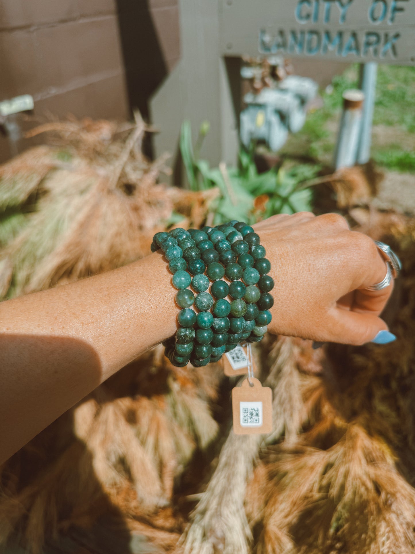 Moss Agate Bracelet