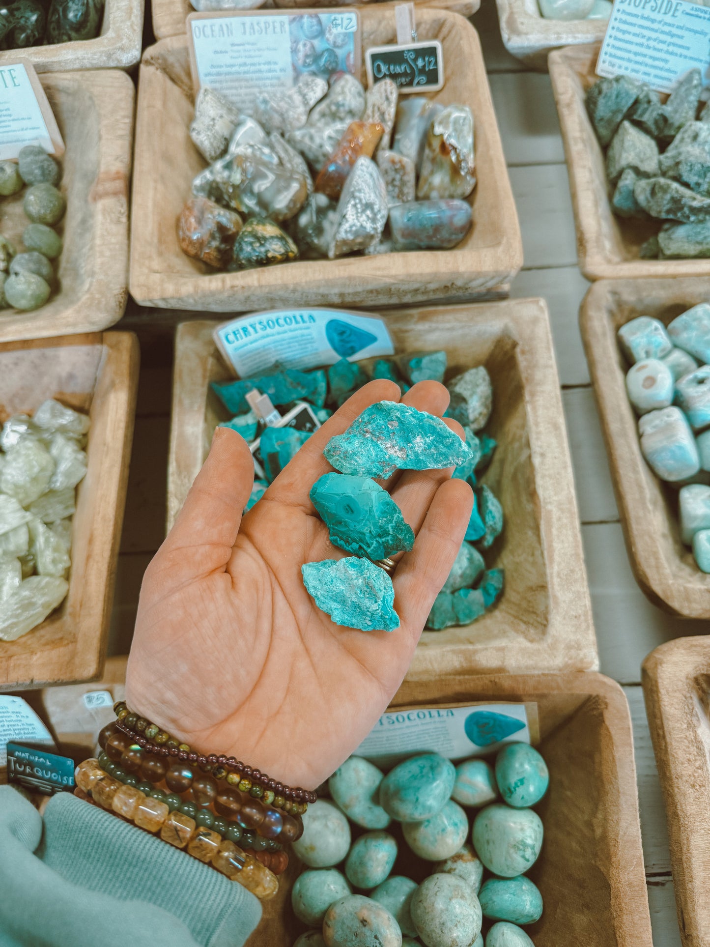 Raw Blue Chrysocolla