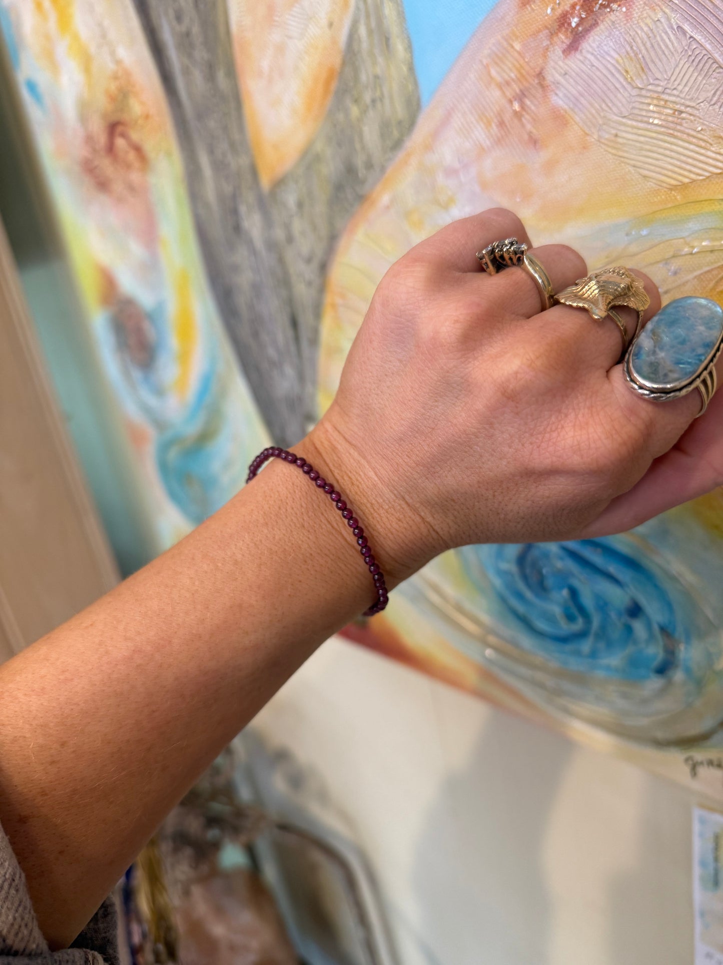 Reserved for Emelia Jackson Garnet bracelet
