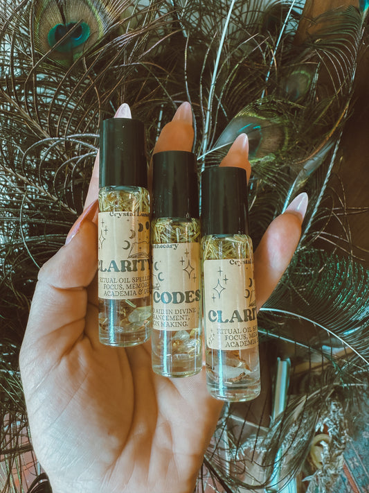 Clarity Codes Ritual Oil – Perfume Roller (10ml)