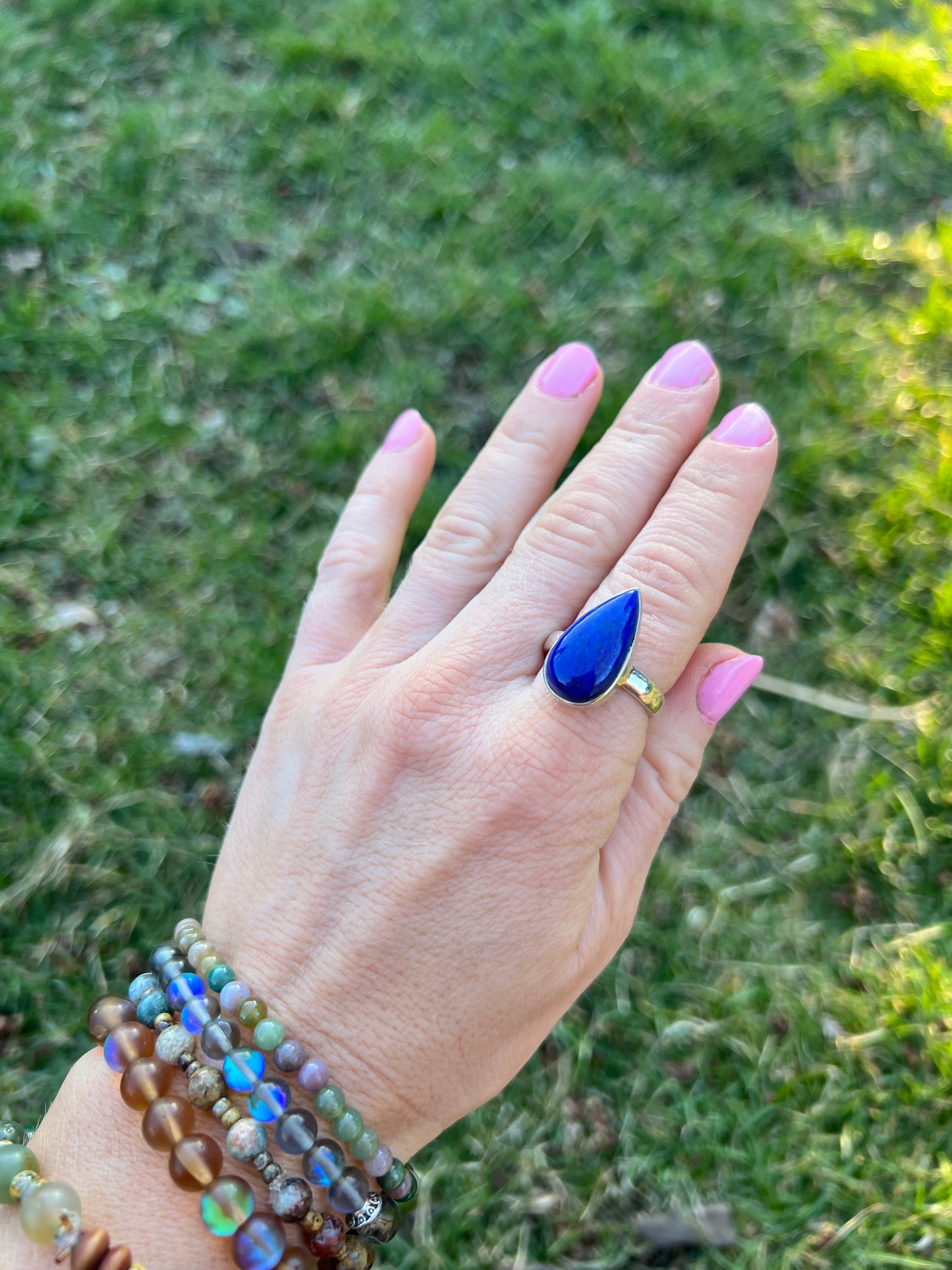 Royal Blue Lapis Lazuli Ring