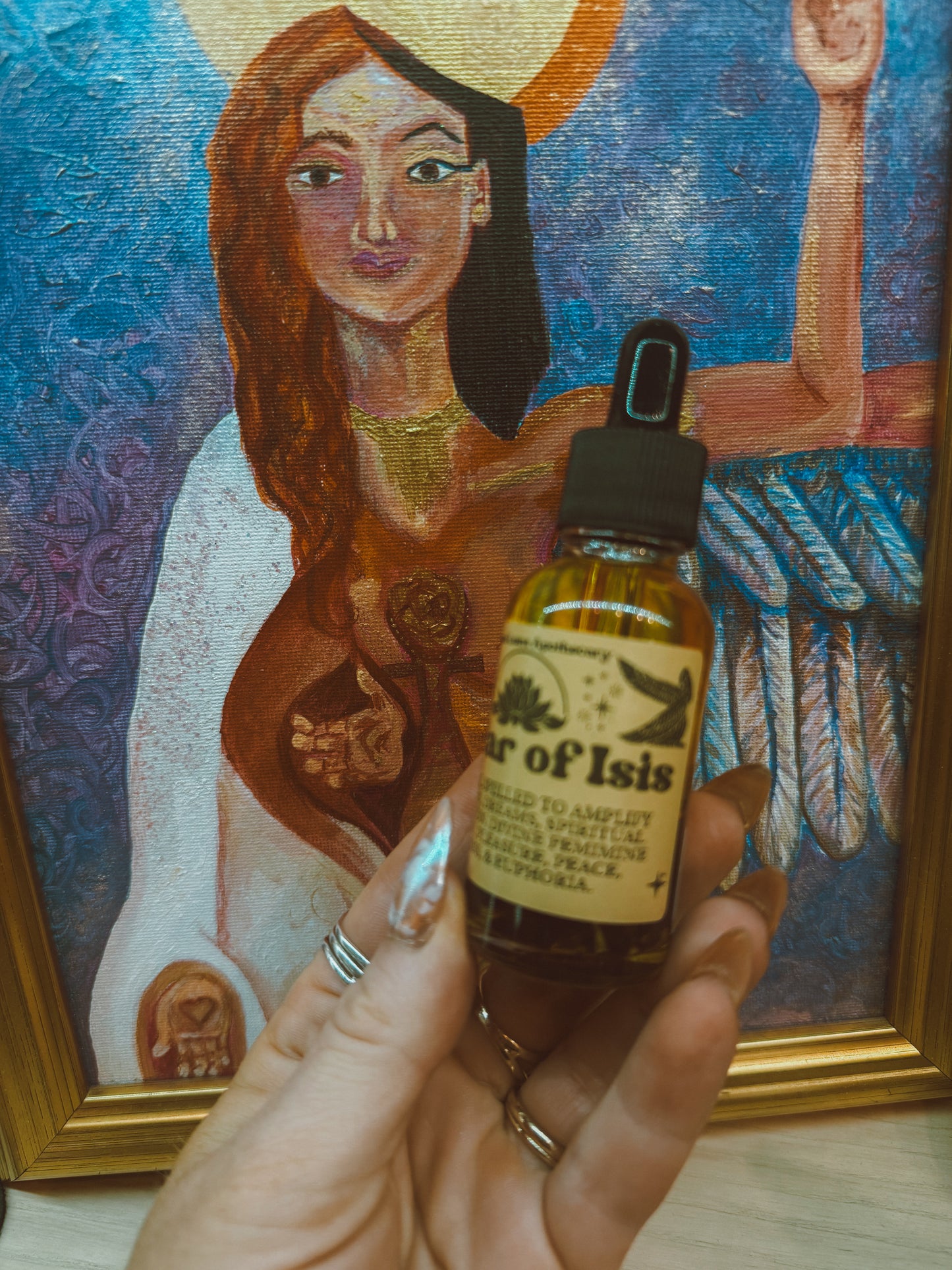 Nectar of Isis – Blue Lotus Alchemy Oil Ritual Dropper (1oz)