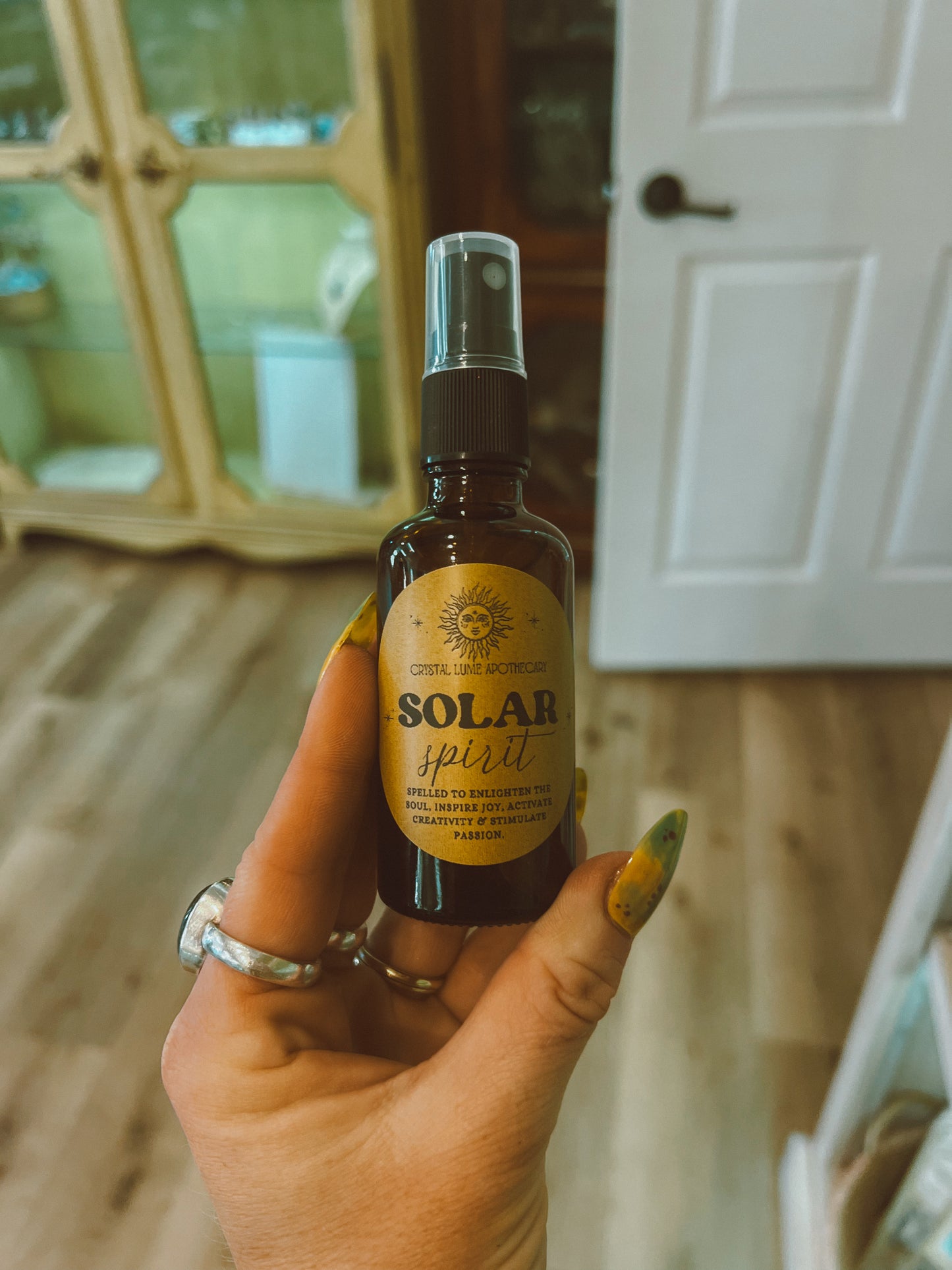 Solar Spirit Alchemy Mist – Uplifting Aromatherapy Spray (2oz)