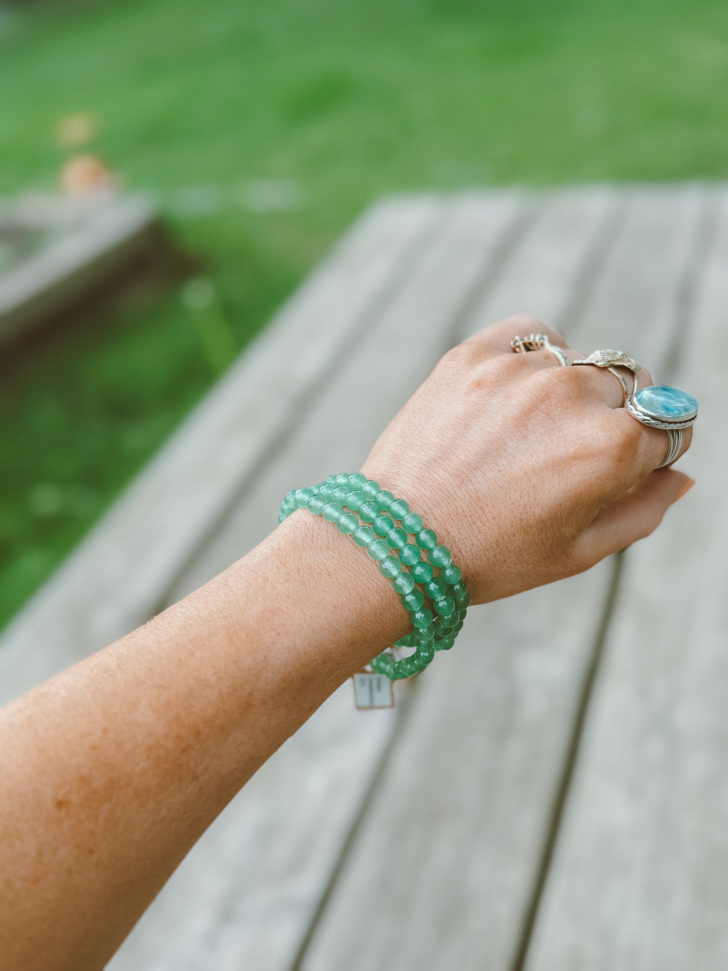 Green Aventurine Stretch Bracelet – 6mm Beads