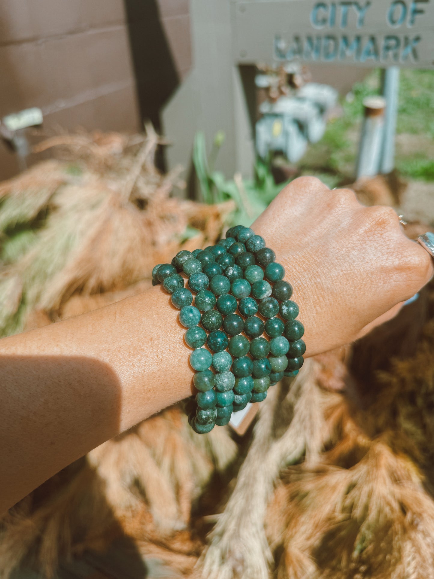 Moss Agate Bracelet
