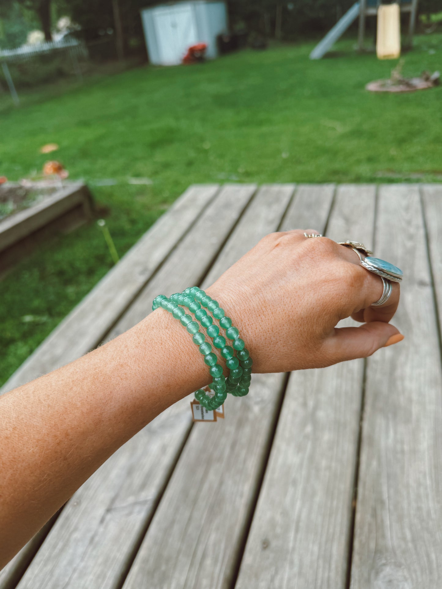 Green Aventurine Stretch Bracelet – 6mm Beads