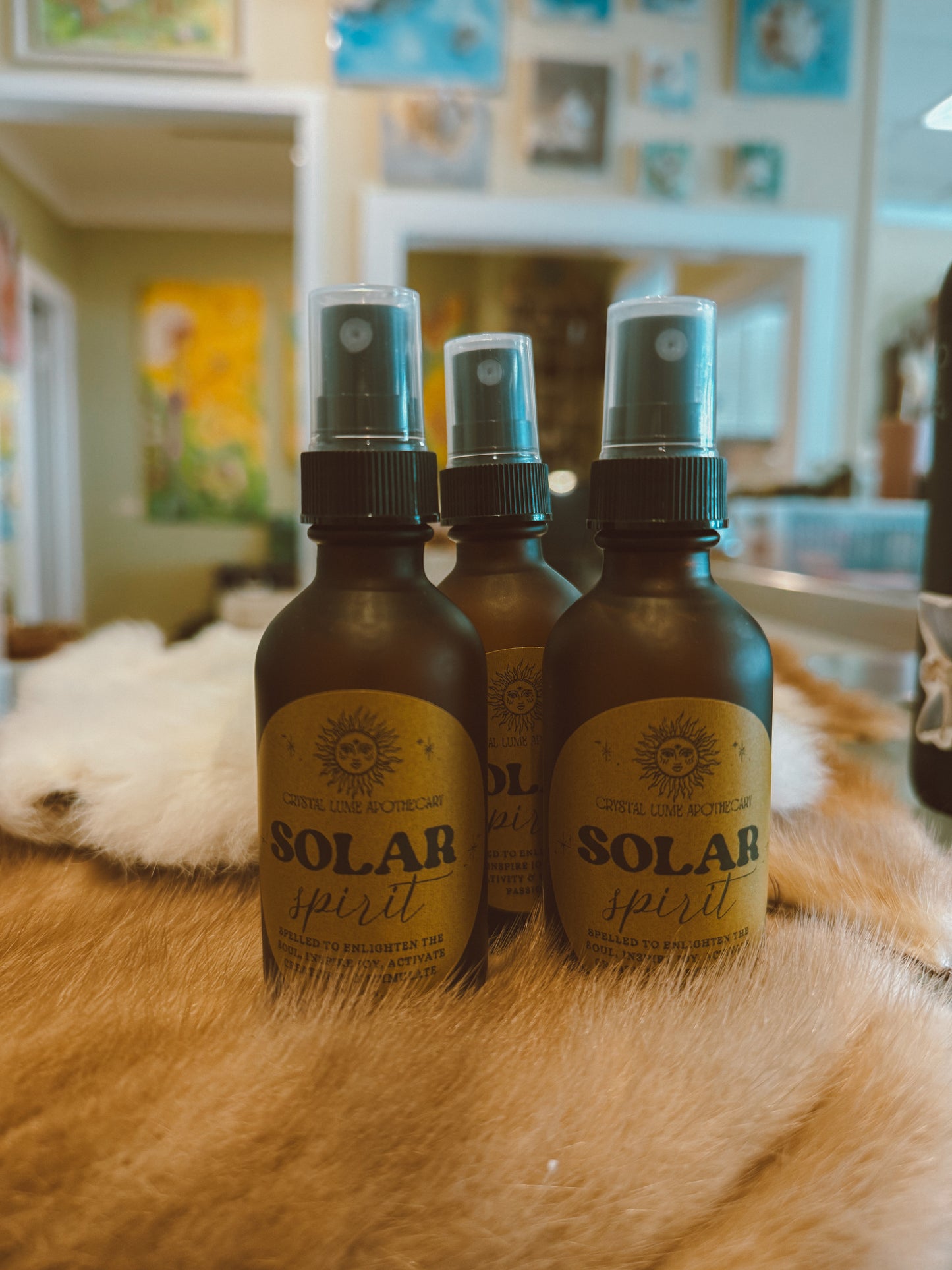 Solar Spirit Alchemy Mist – Uplifting Aromatherapy Spray (2oz)