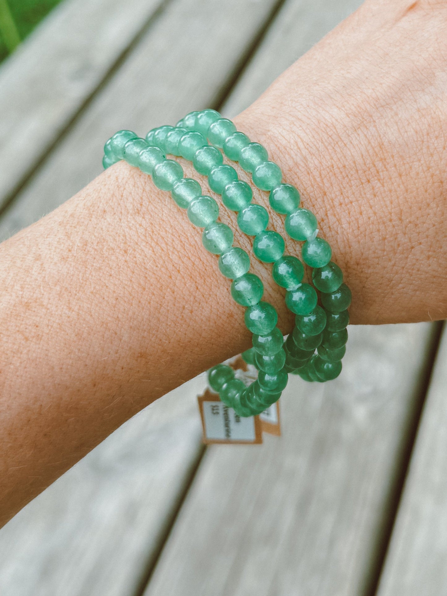 Green Aventurine Stretch Bracelet – 6mm Beads