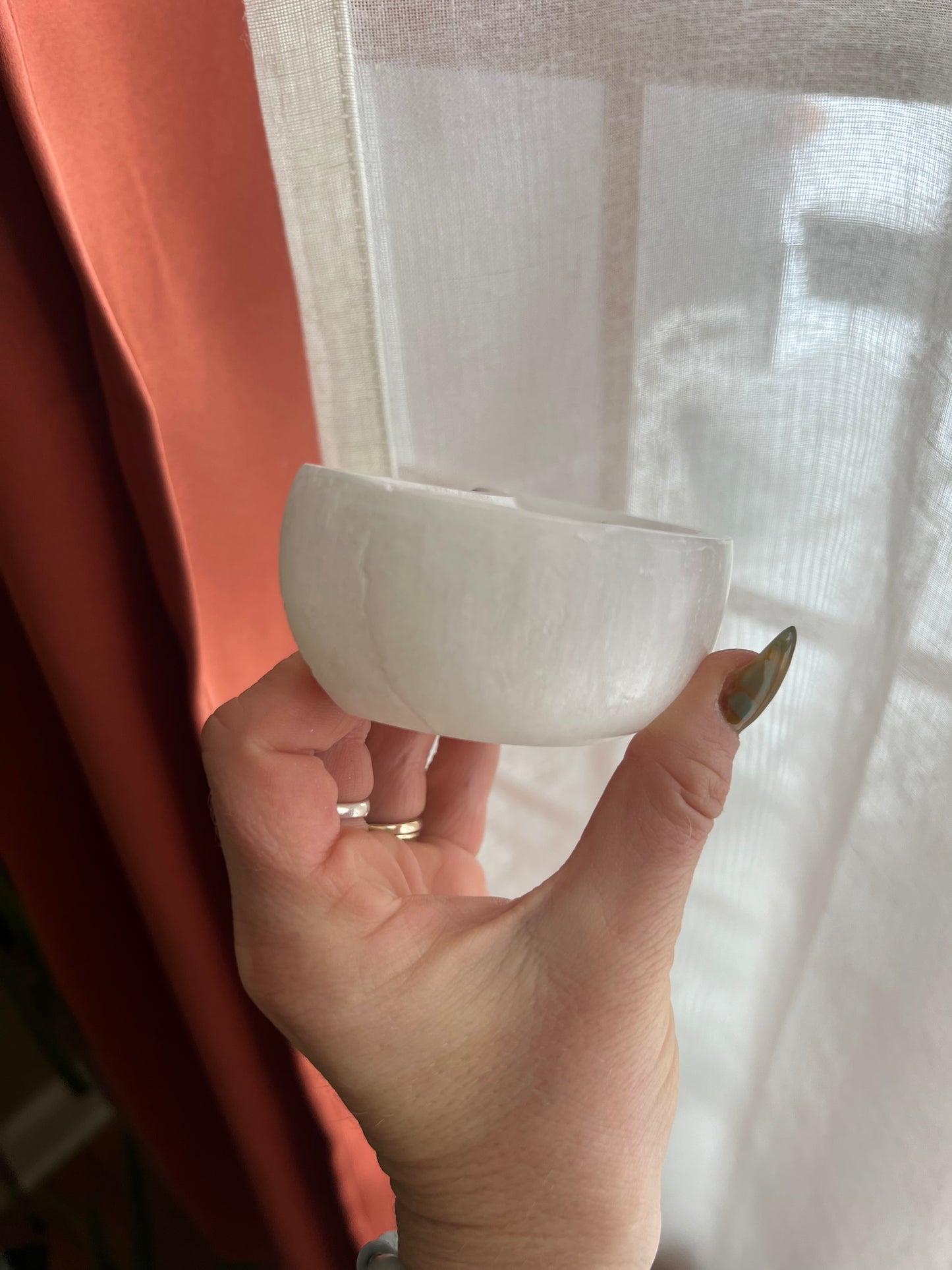 Selenite Moon Dish