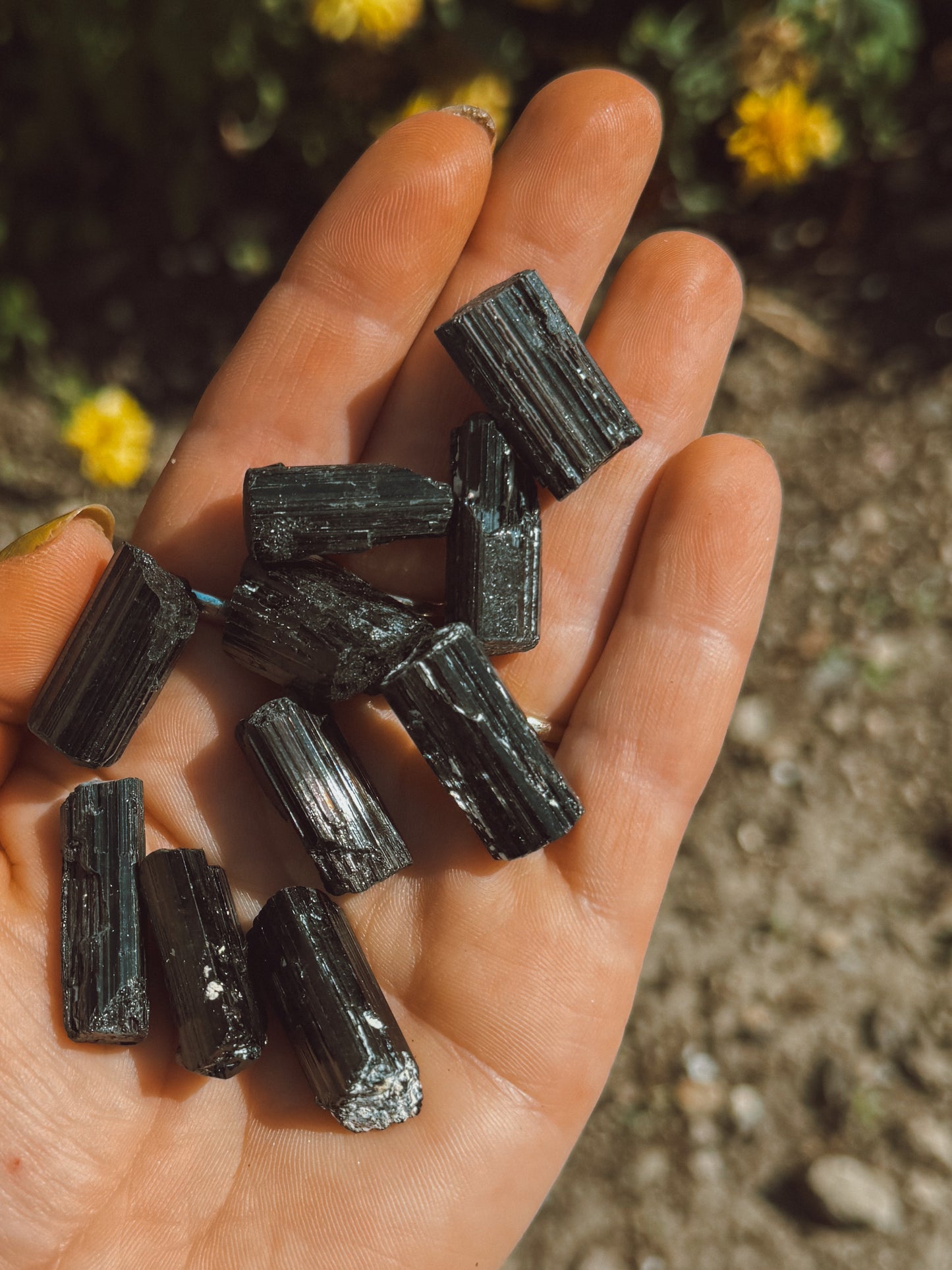 Black Tourmaline Rough Stone