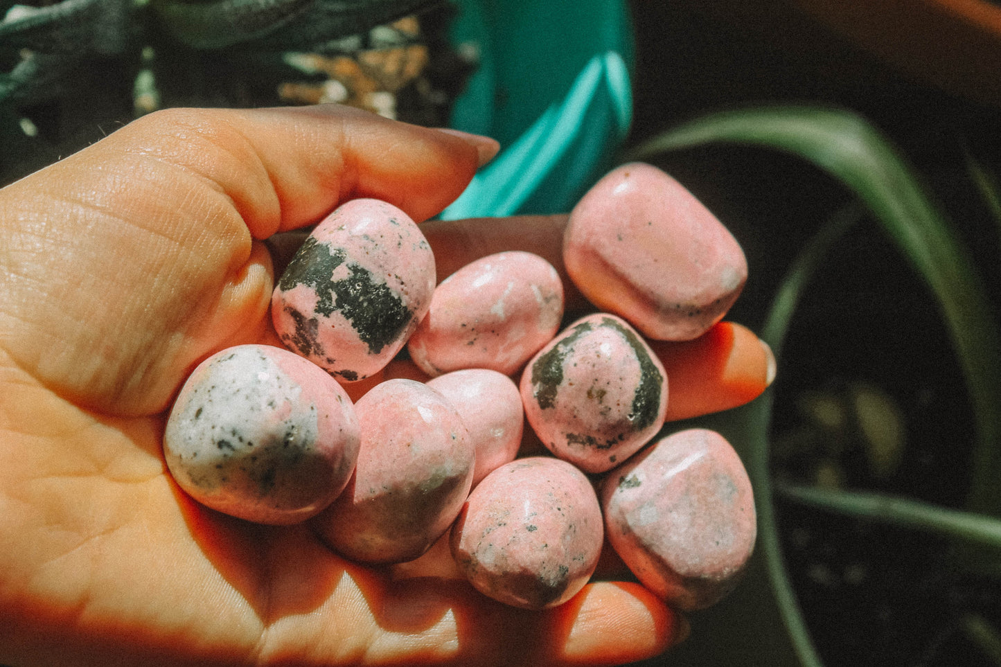 Rhodonite Tumbled Stone