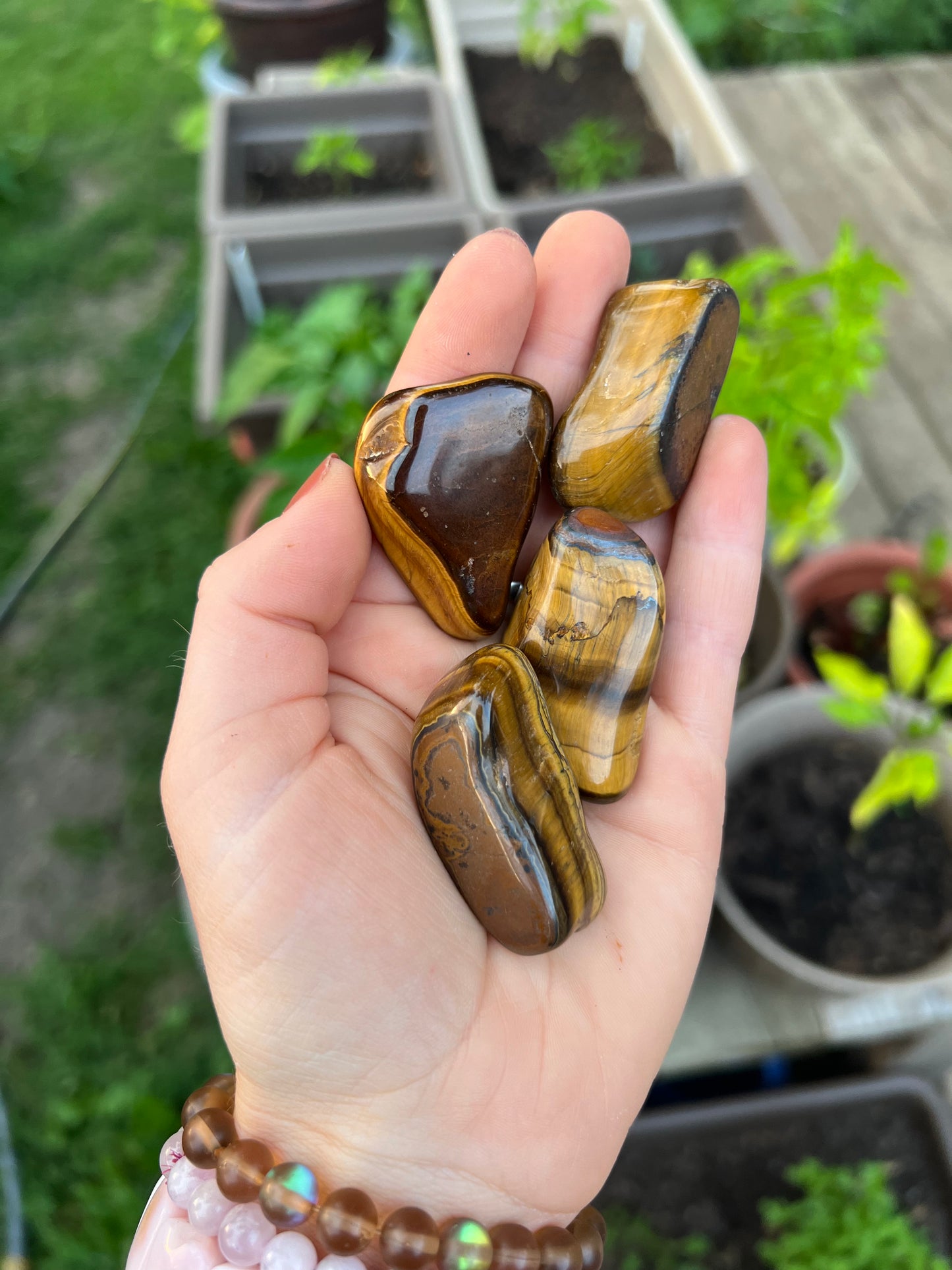 Tiger Eye Tumbled Stone