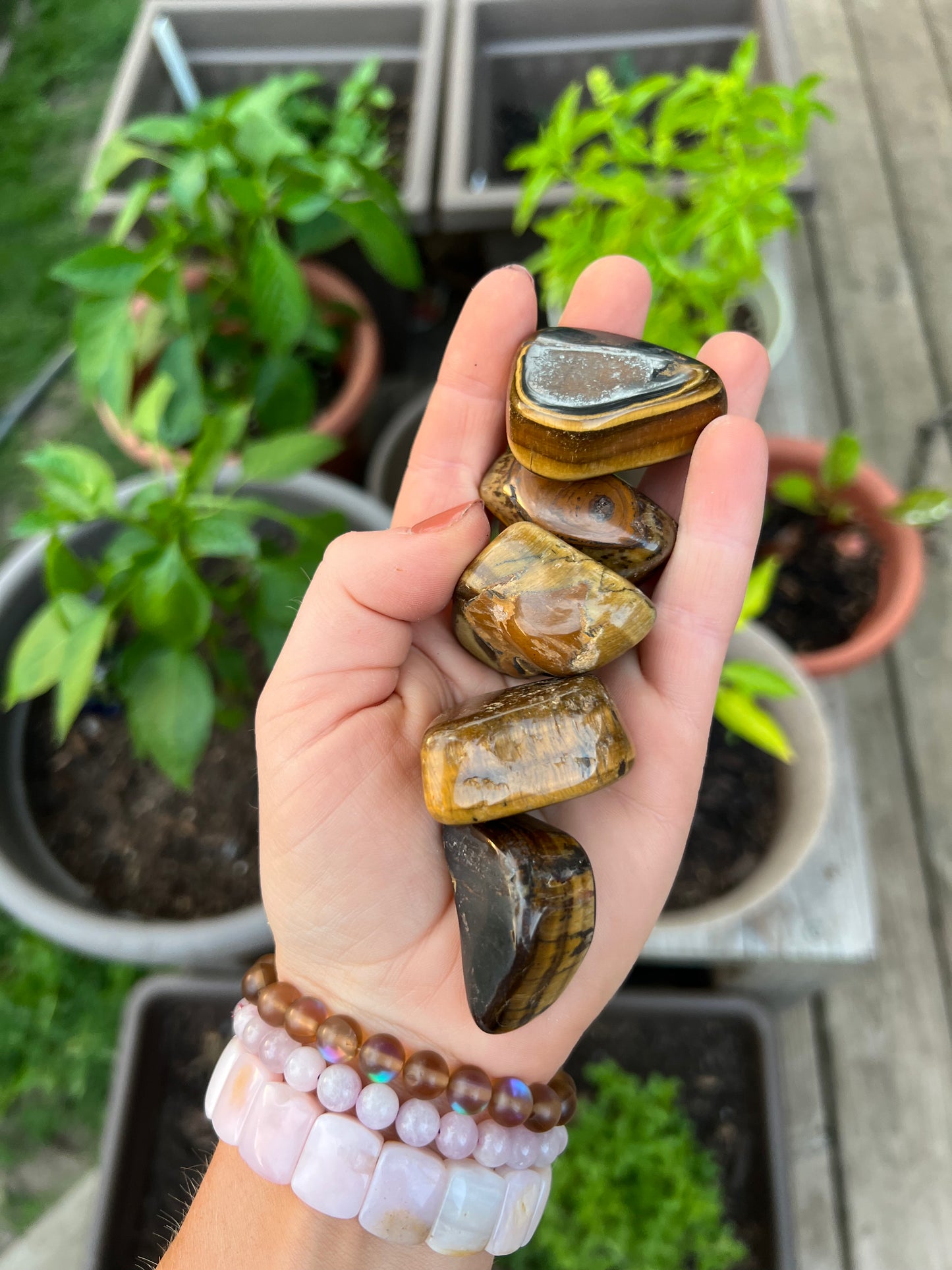 Tiger Eye Tumbled Stone