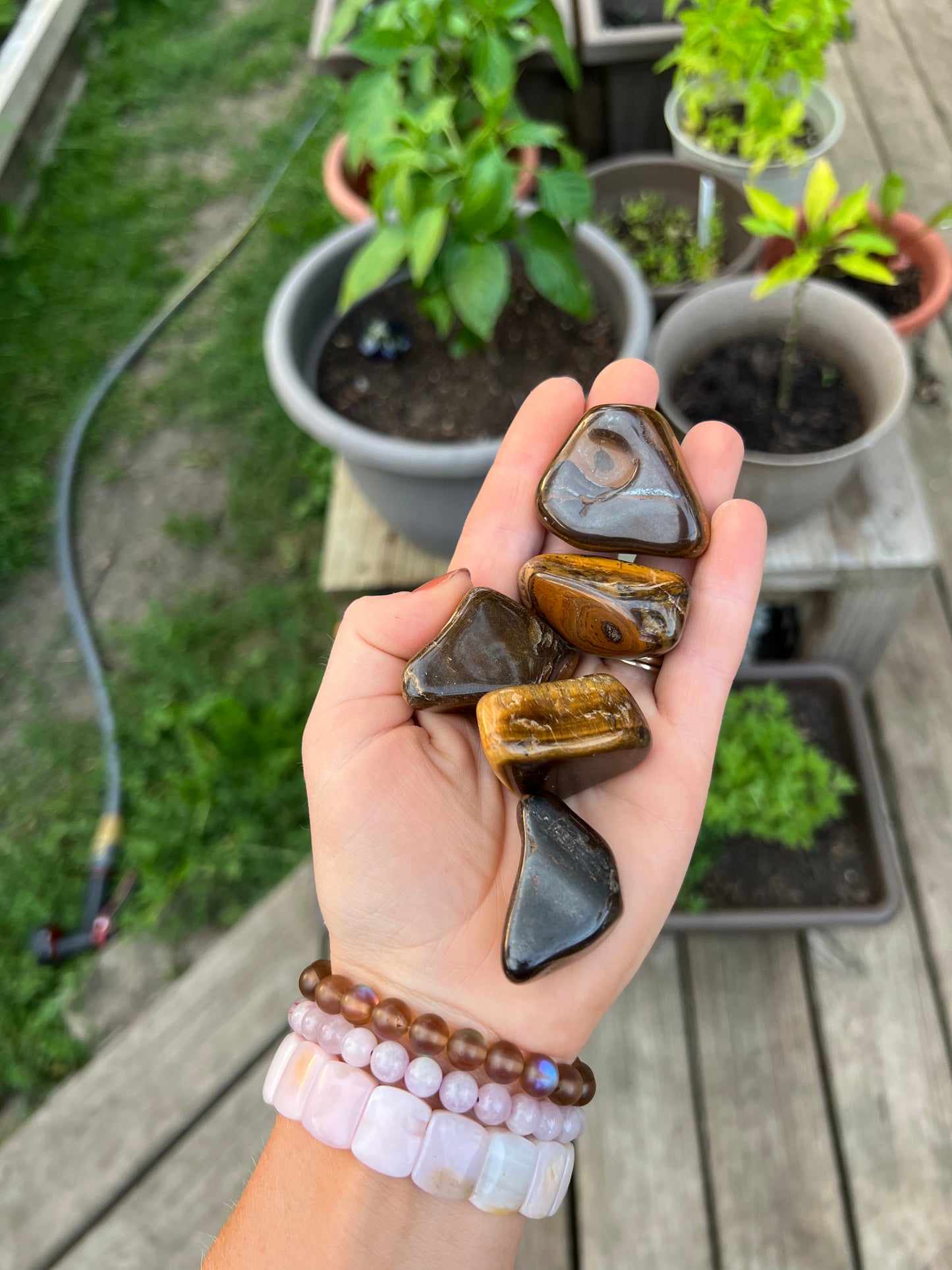 Tiger Eye Tumbled Stone