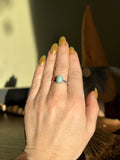 Soft Blue Larimar ring size 6 3/4