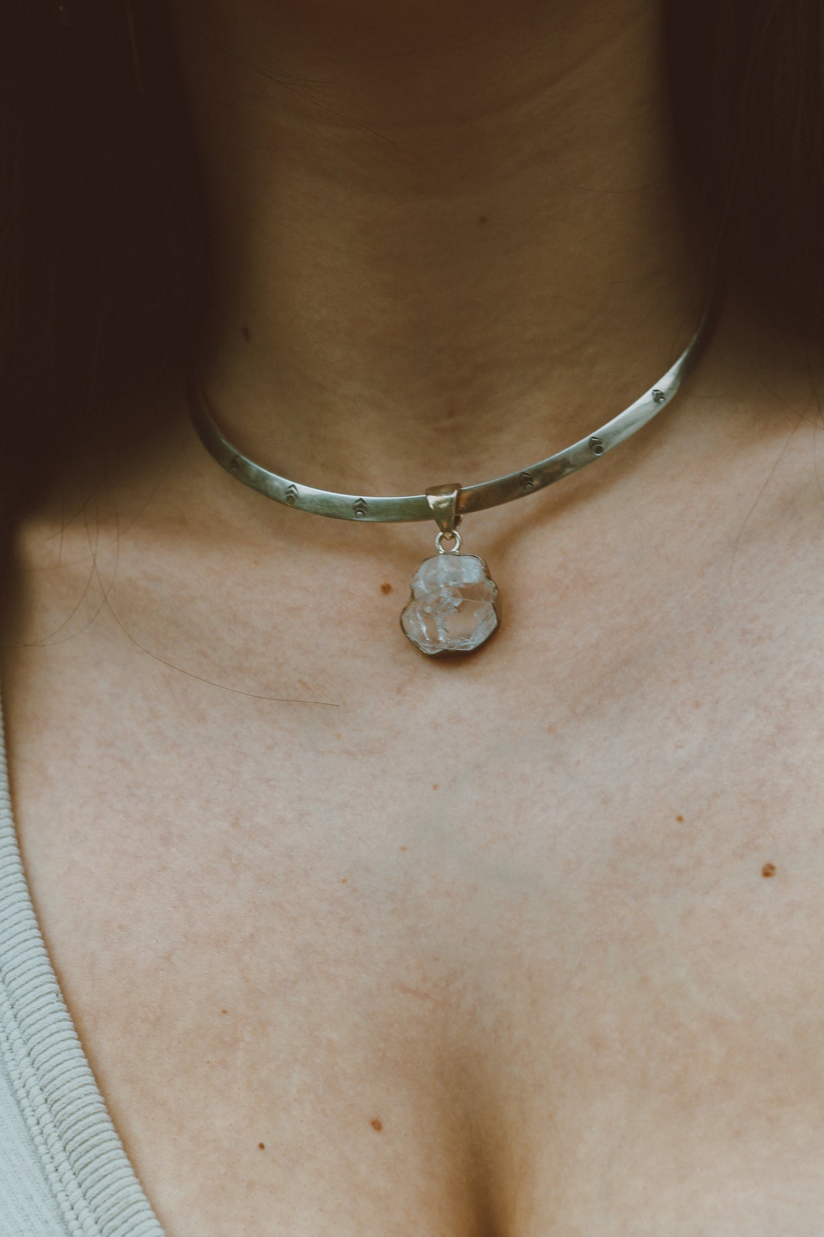 Apophyllite Sterling Silver Pendant | Celestial Clarity