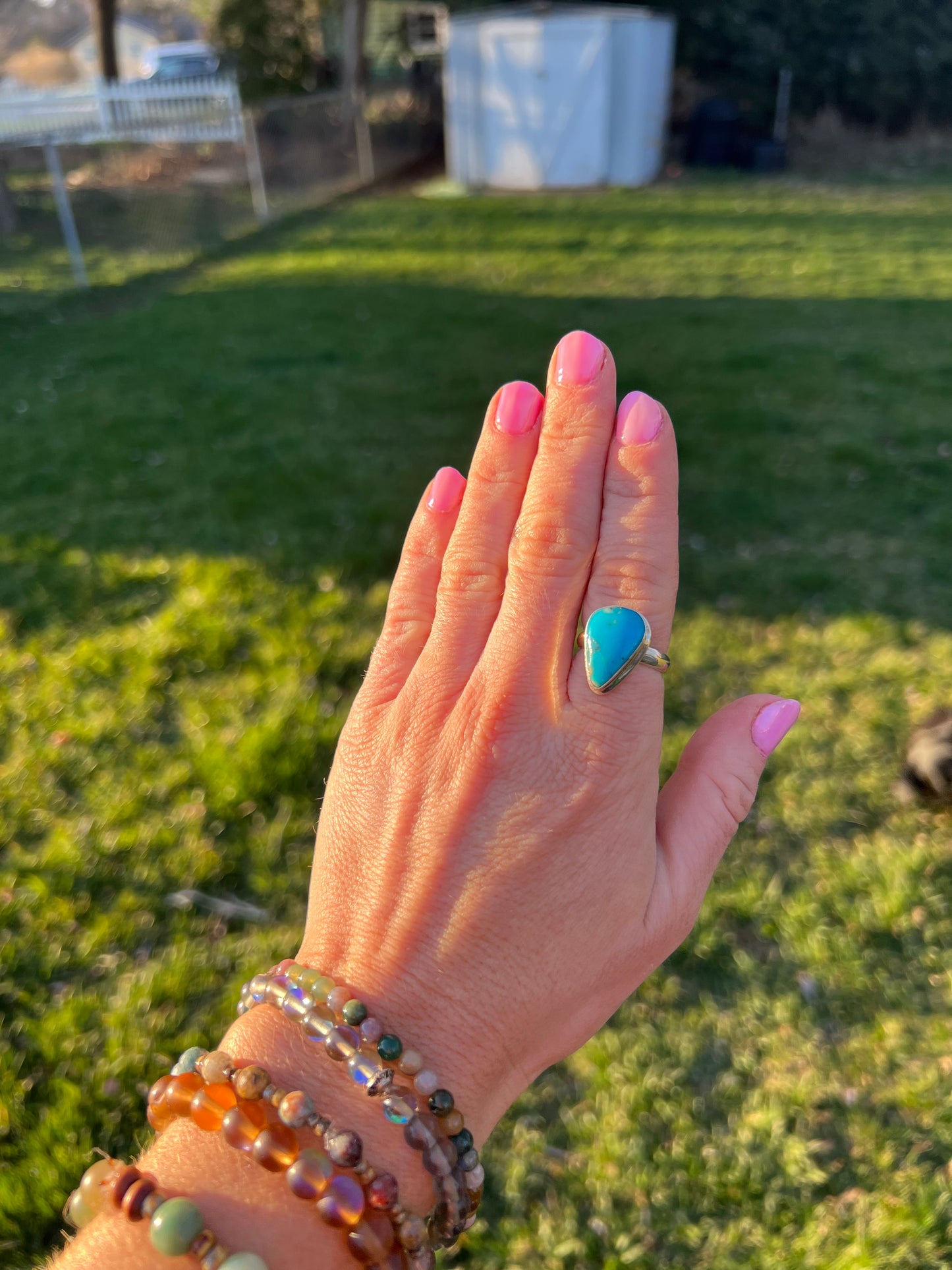 Perfect Blue Turquoise Ring