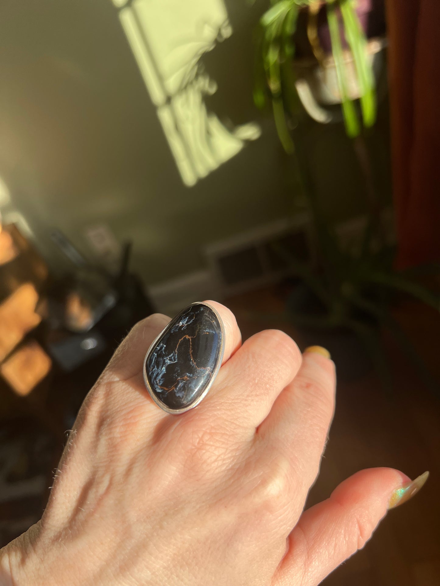 Large Pietersite Ring size 6