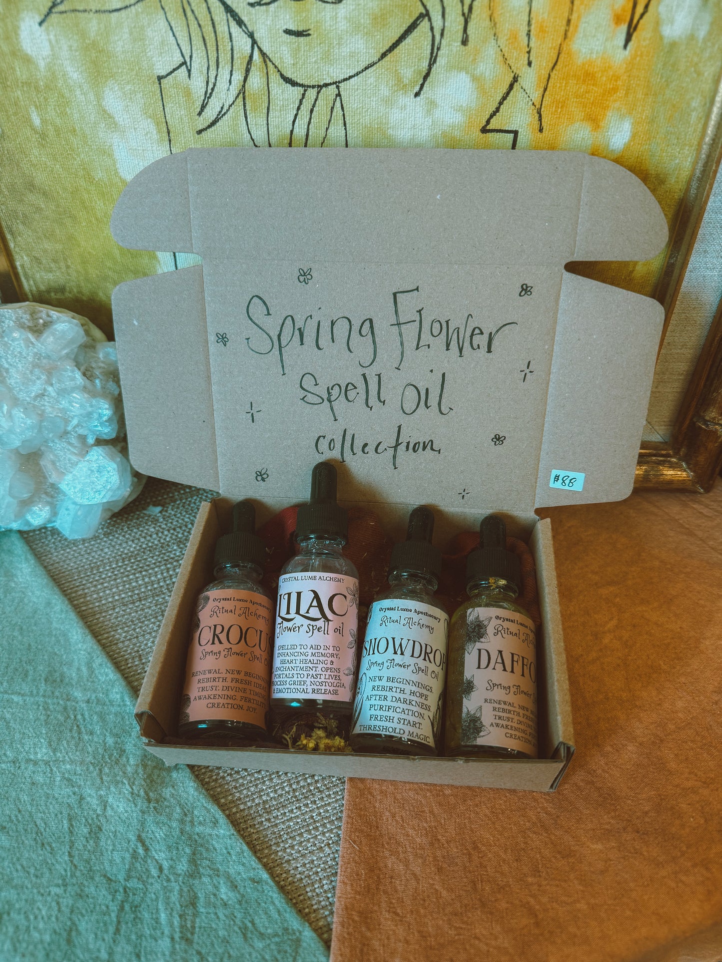 Spring Flower Spell Oil Collection - discounted price & free mystery oil!