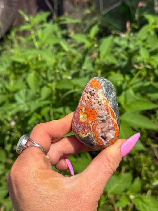 Rare Bumblebee Jasper + Pink Chalcedony Freeform