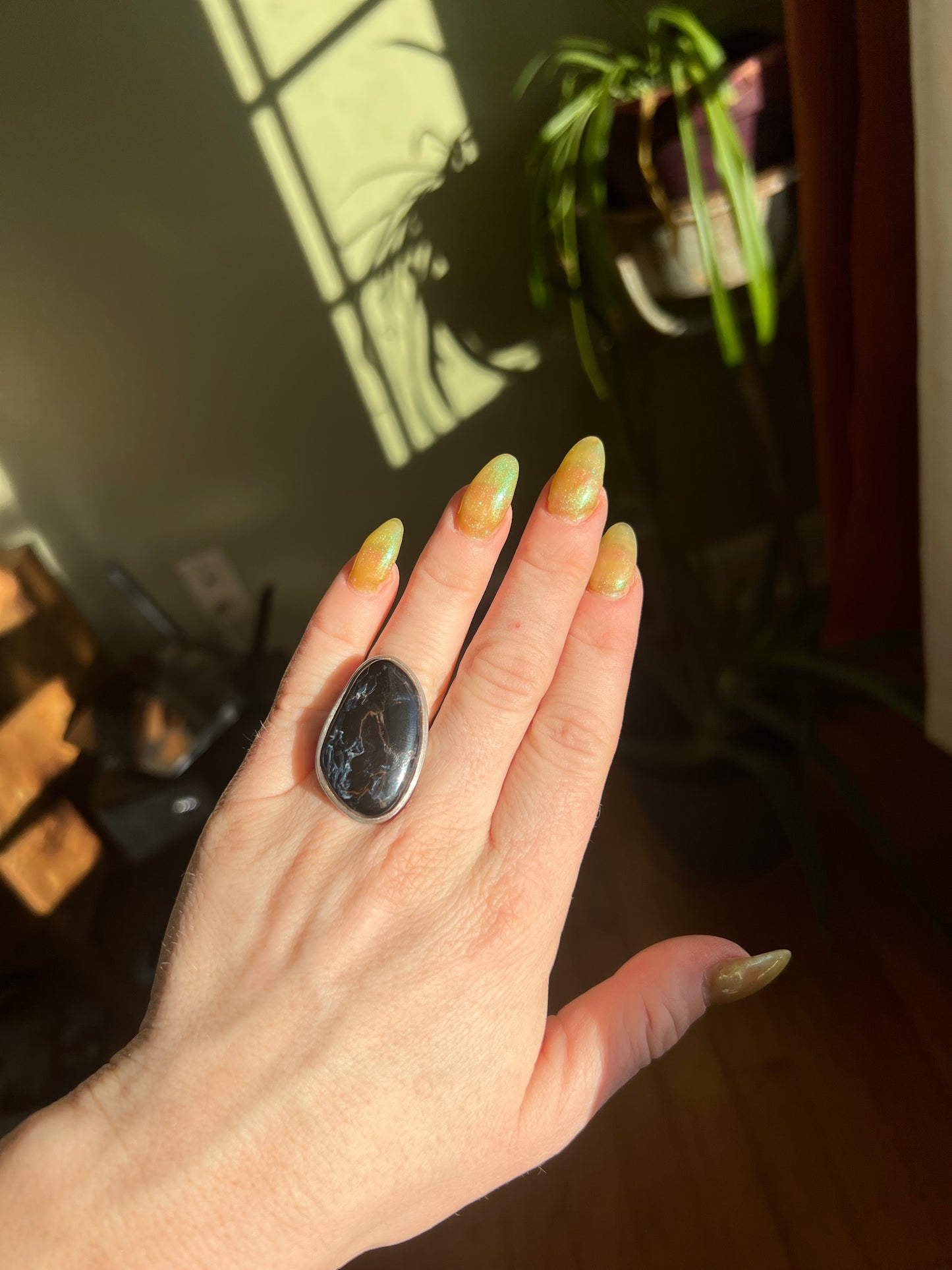Large Pietersite Ring size 6