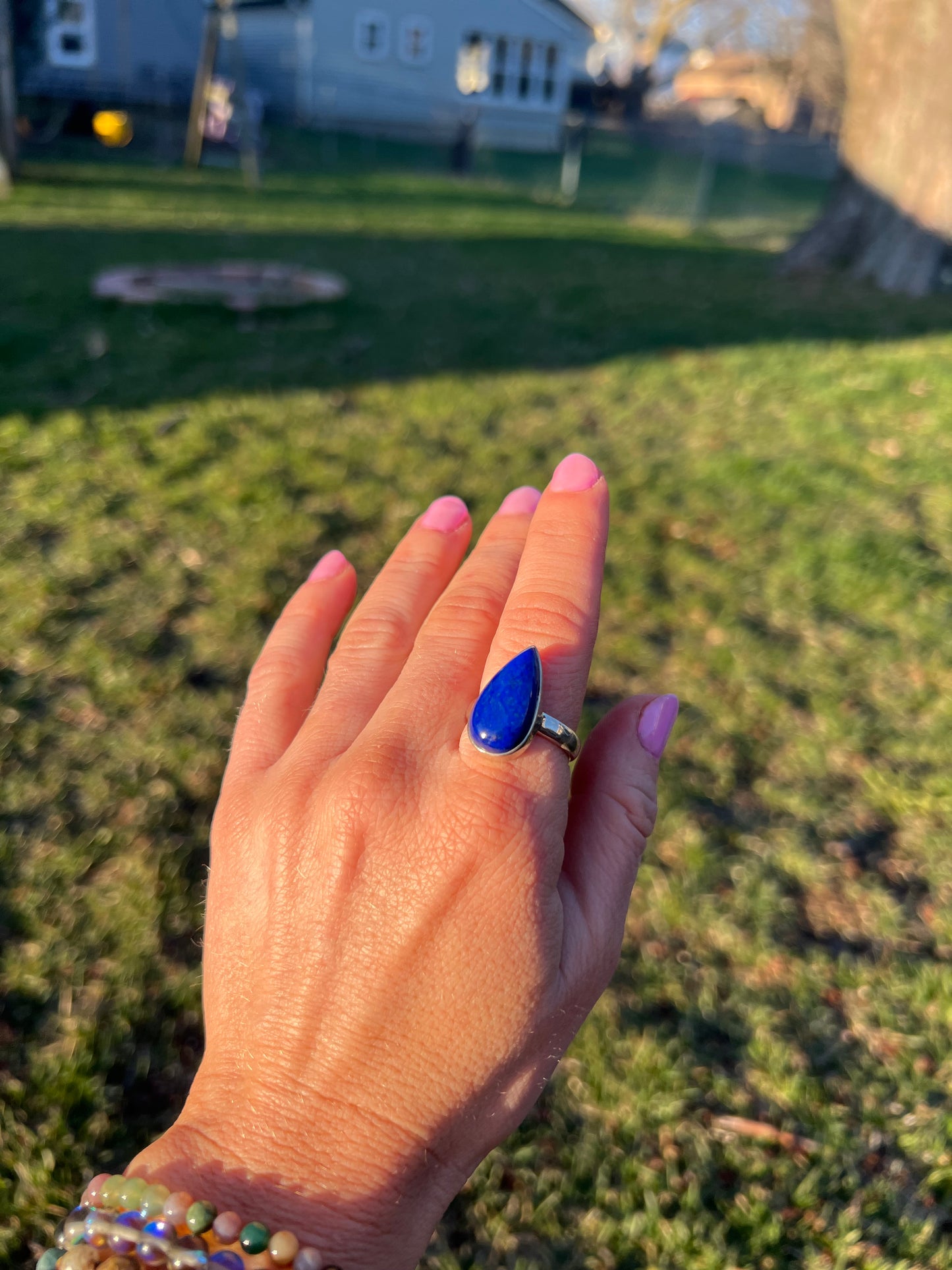 Royal Blue Lapis Lazuli Ring