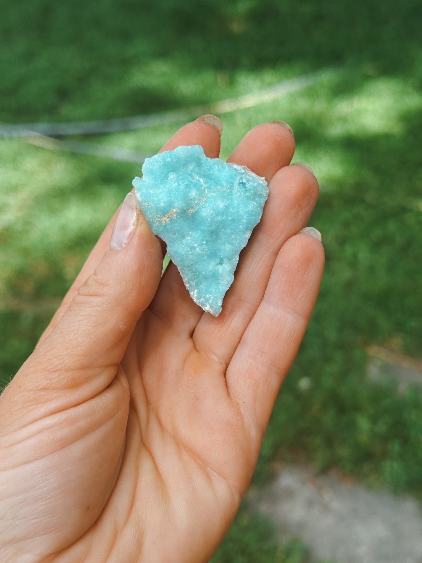 Raw Blue Aragonite